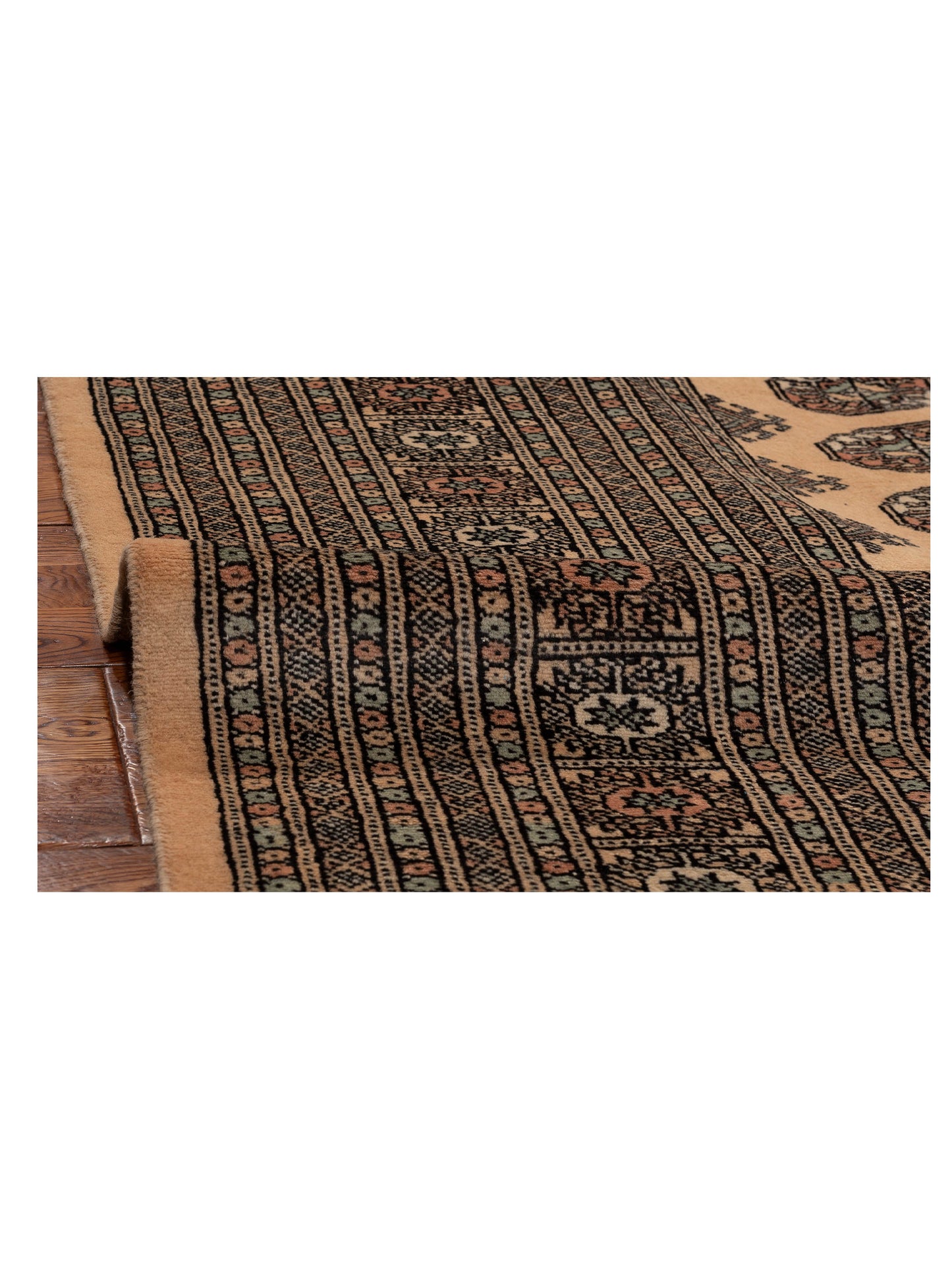 Bokhara 151454 Beige Beige 10.2x14.2 Hand Knotted Rug