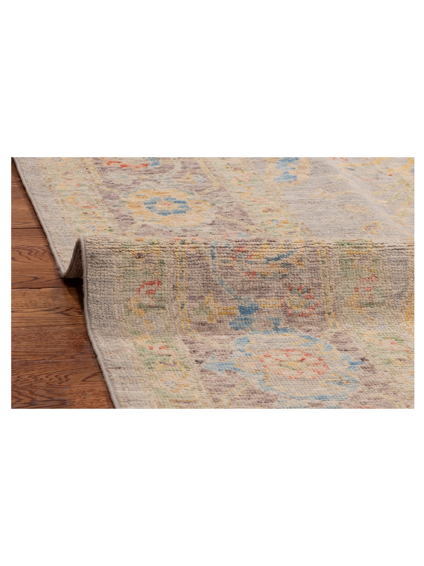 Anadol Oushak Samat Multi Multi 8.1x9.8 Hand Knotted Rug