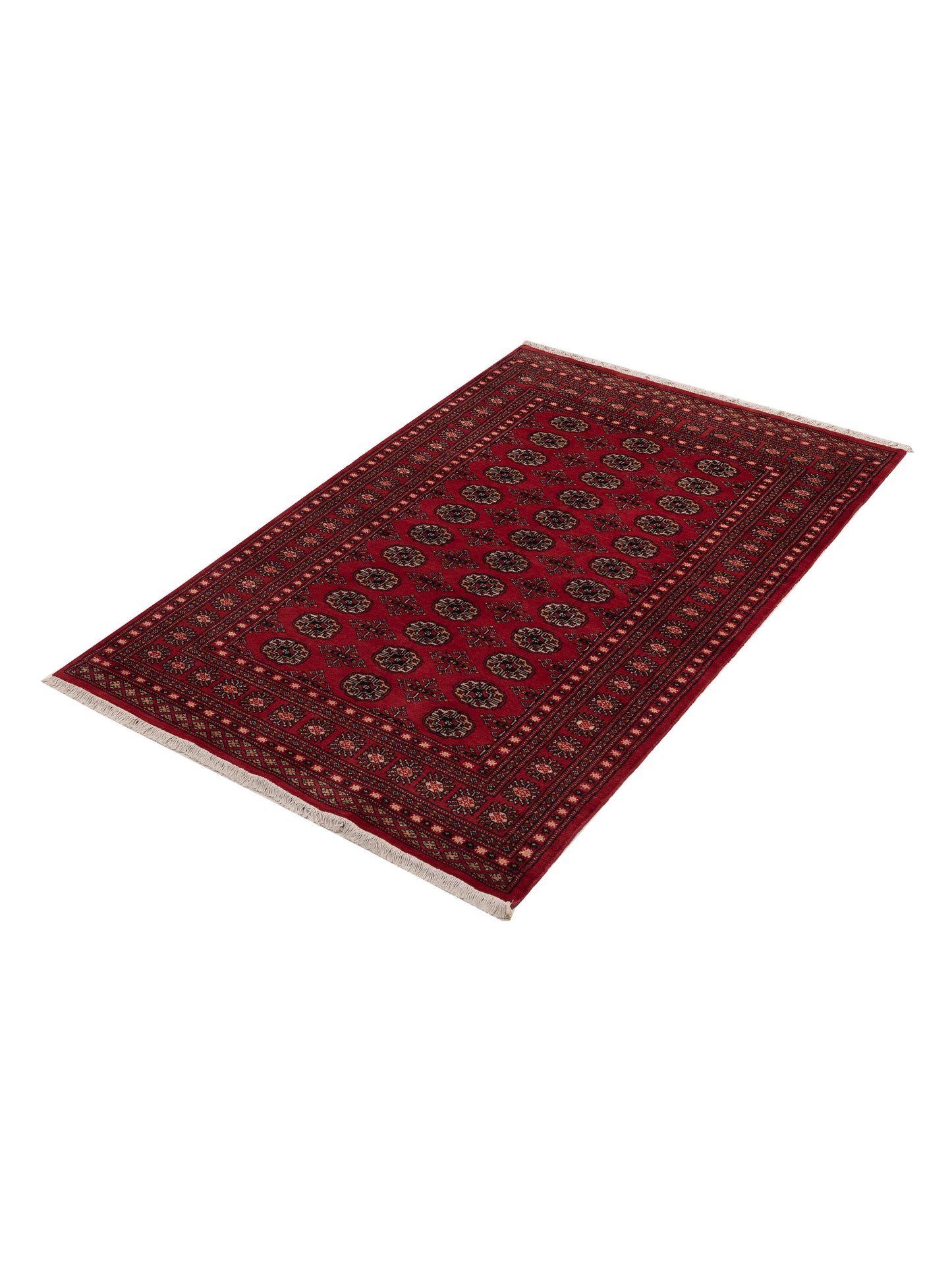 Bokhara 151564 Red Red 5.1x7.10 Hand Knotted Rug