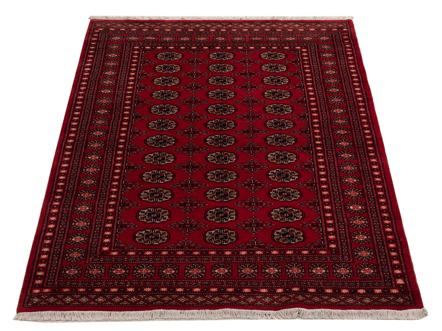 Bokhara 151564 Red Red 5.1x7.10 Hand Knotted Rug