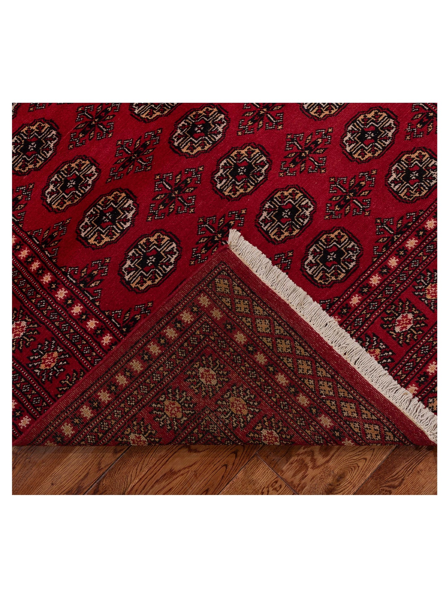 Bokhara 151564 Red Red 5.1x7.10 Hand Knotted Rug