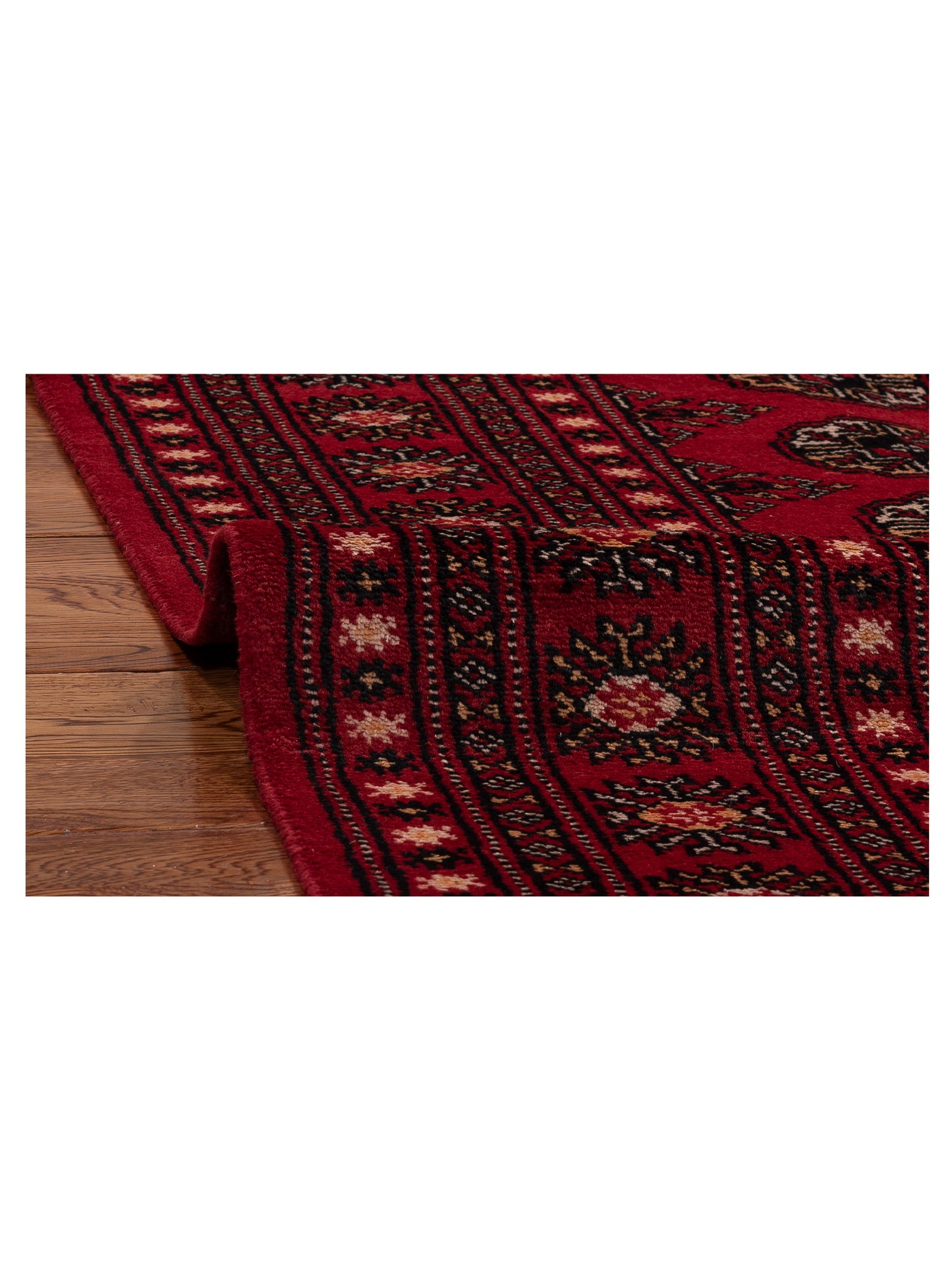 Bokhara 151564 Red Red 5.1x7.10 Hand Knotted Rug