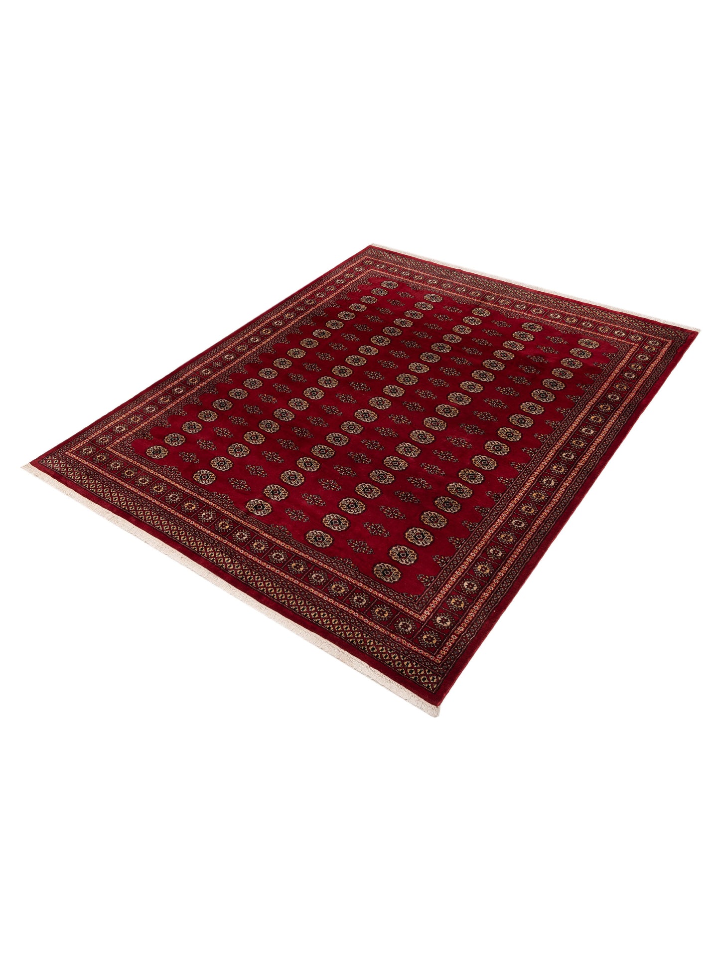 Bokhara 151566 Red Red 8.2x9.11 Hand Knotted Rug