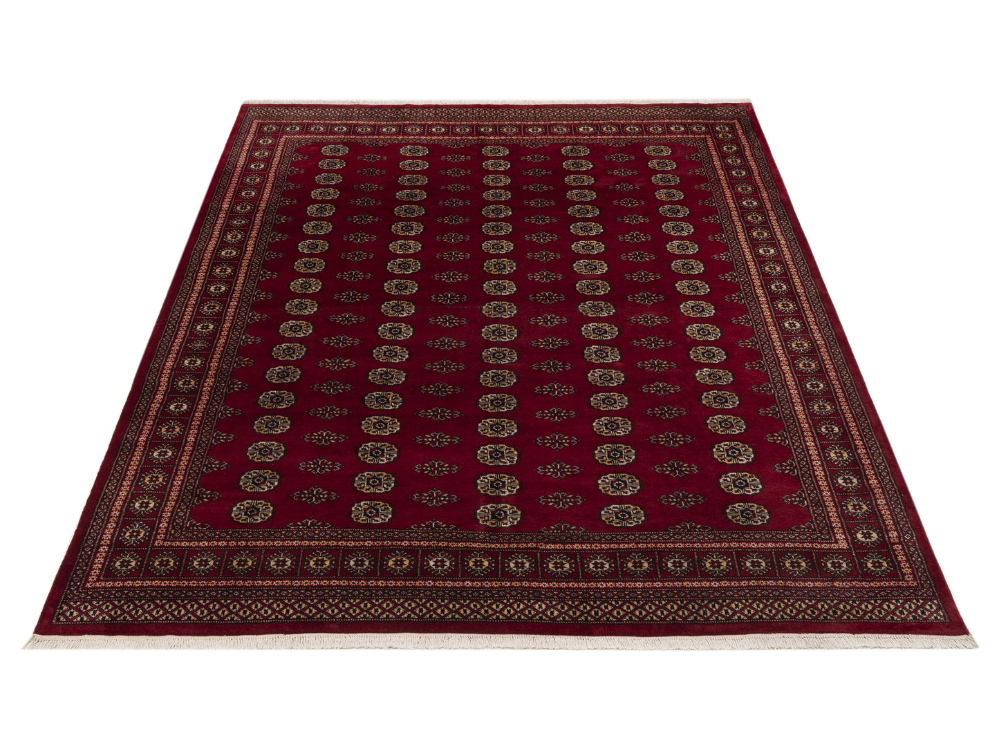 Bokhara 151566 Red Red 8.2x9.11 Hand Knotted Rug