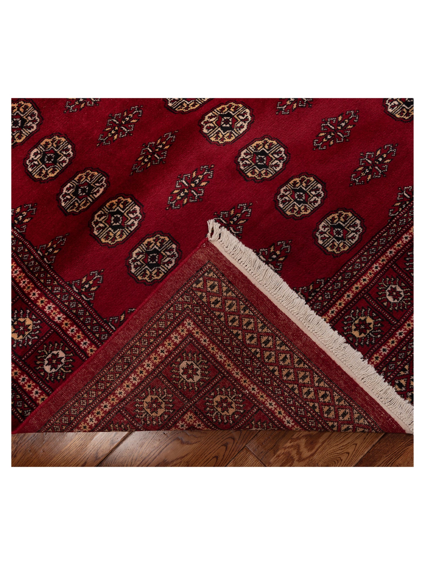 Bokhara 151566 Red Red 8.2x9.11 Hand Knotted Rug