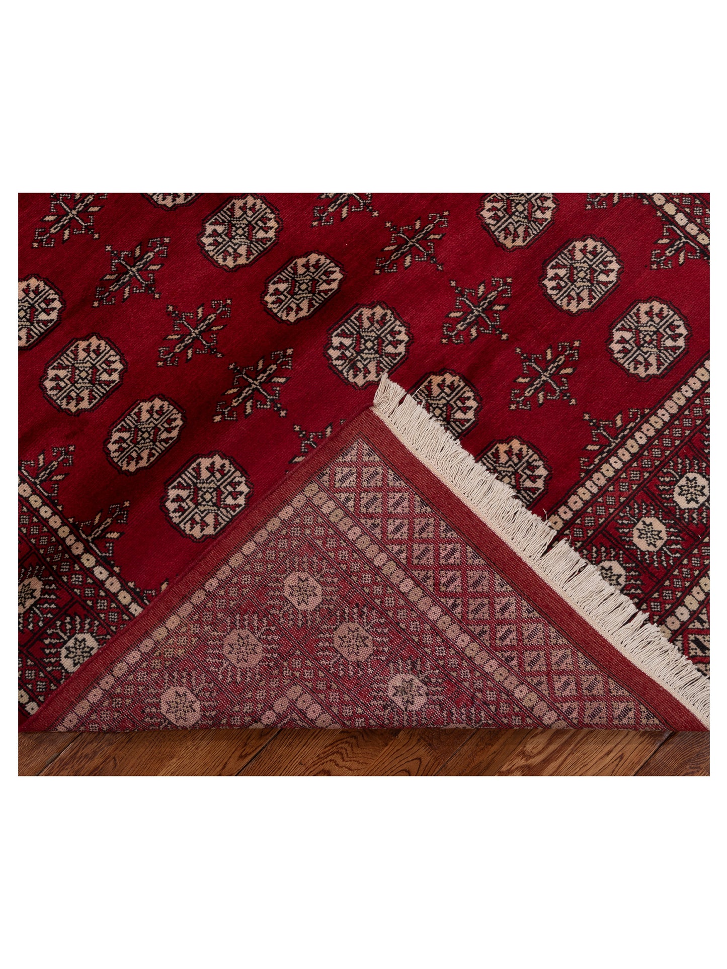 Bokhara 151568 Red Red 5.1x7.11 Hand Knotted Rug