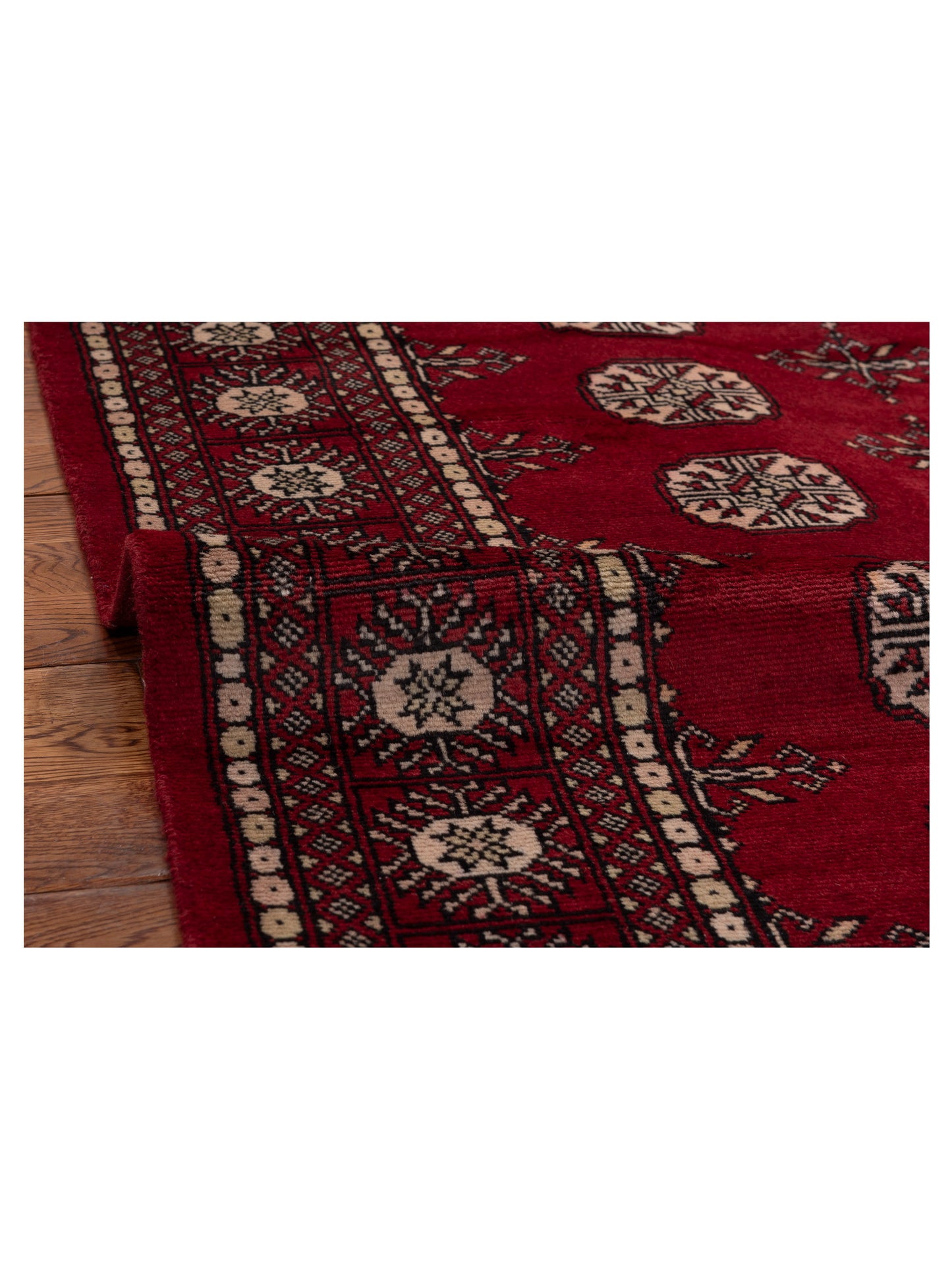 Bokhara 151568 Red Red 5.1x7.11 Hand Knotted Rug