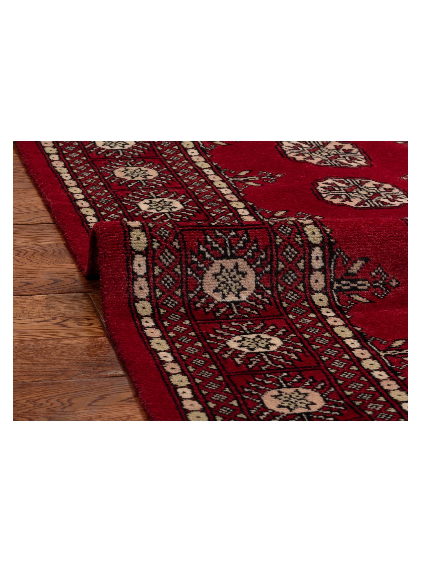 Bokhara 151579 Red Red 5.1x7.11 Hand Knotted Rug