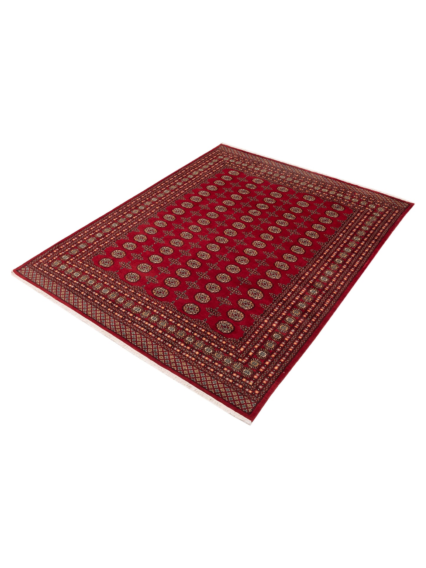 Bokhara 151581 Red Red 8.4x10.3 Hand Knotted Rug