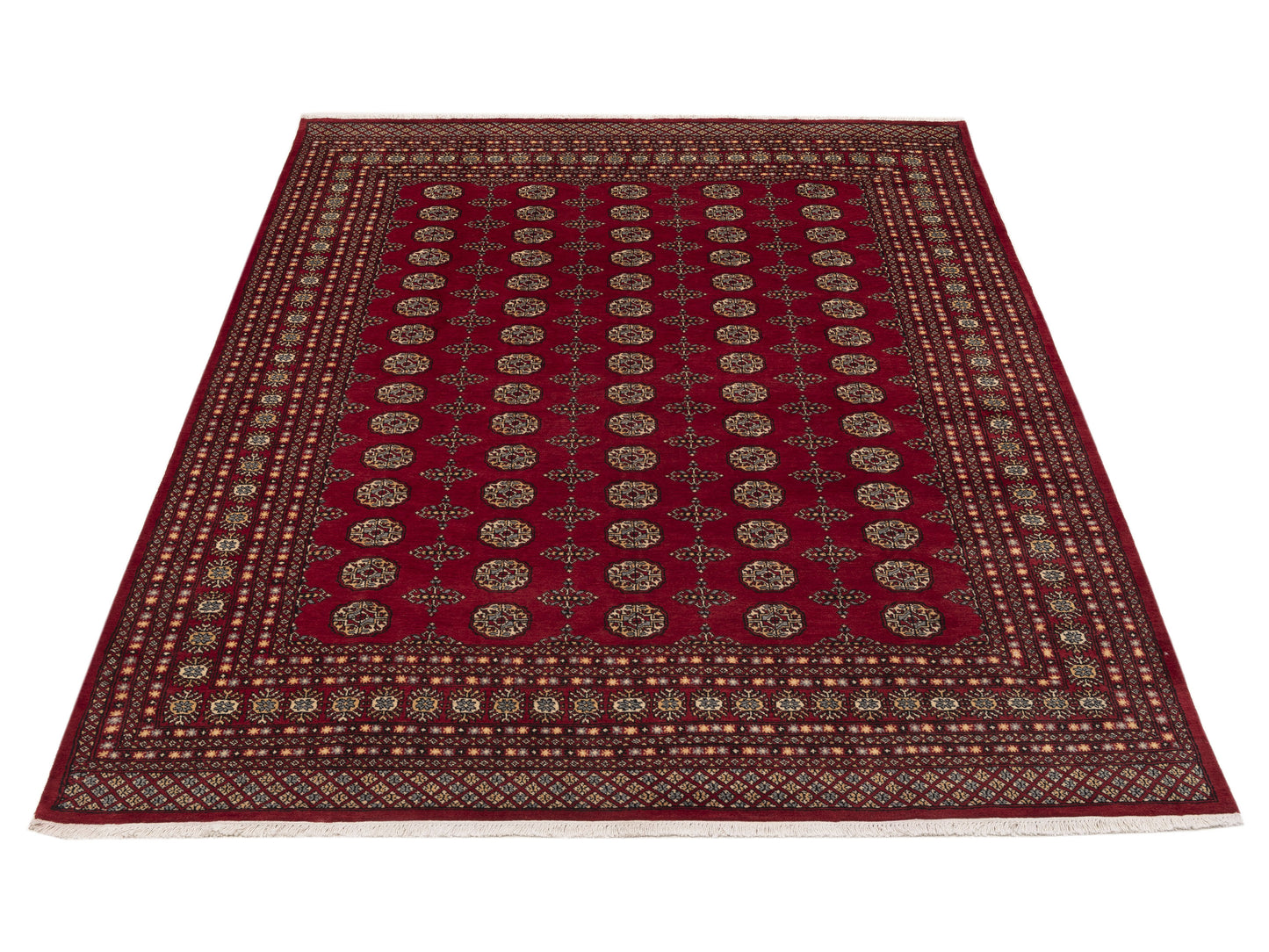 Bokhara 151581 Red Red 8.4x10.3 Hand Knotted Rug