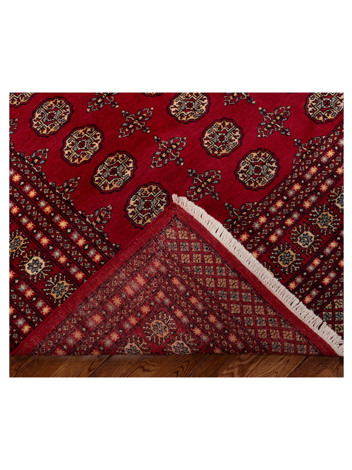 Bokhara 151581 Red Red 8.4x10.3 Hand Knotted Rug