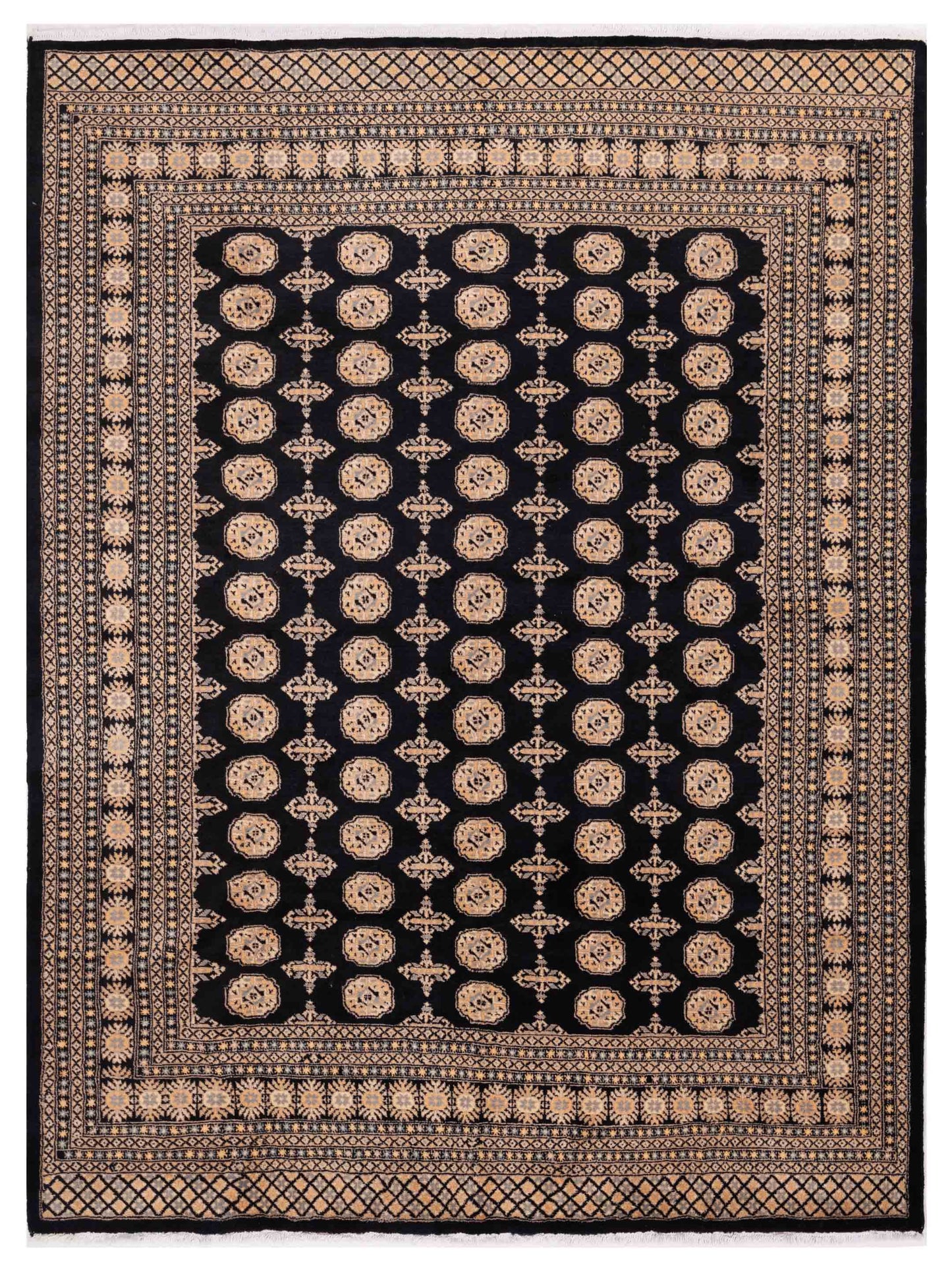 Nomad Bokhara Black Black Traditional