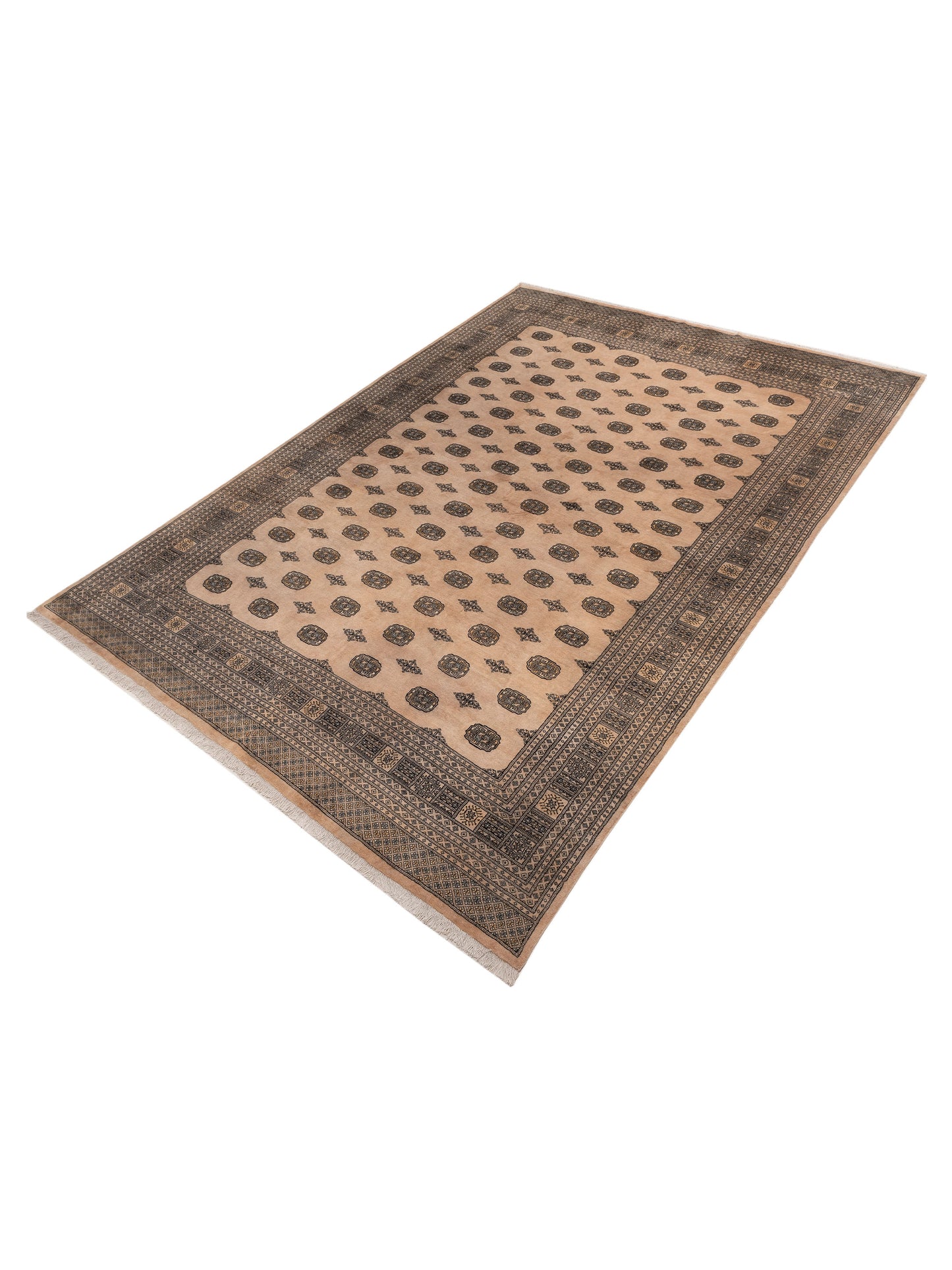 Bokhara 151607 Cream Cream 10.3x15 Hand Knotted Rug