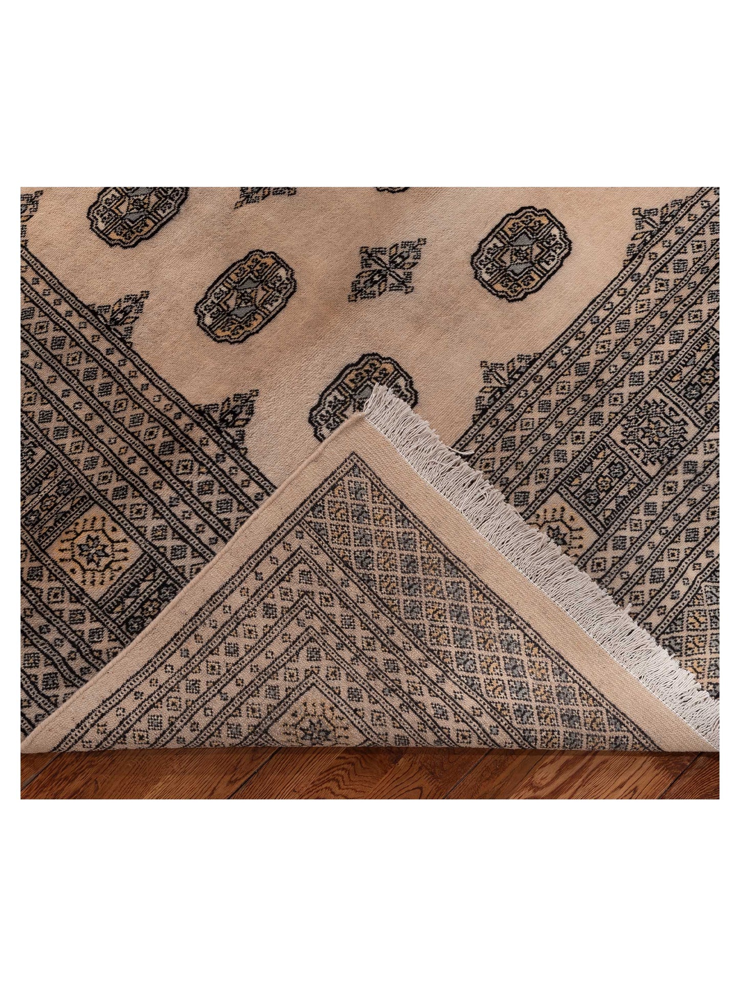 Bokhara 151607 Cream Cream 10.3x15 Hand Knotted Rug