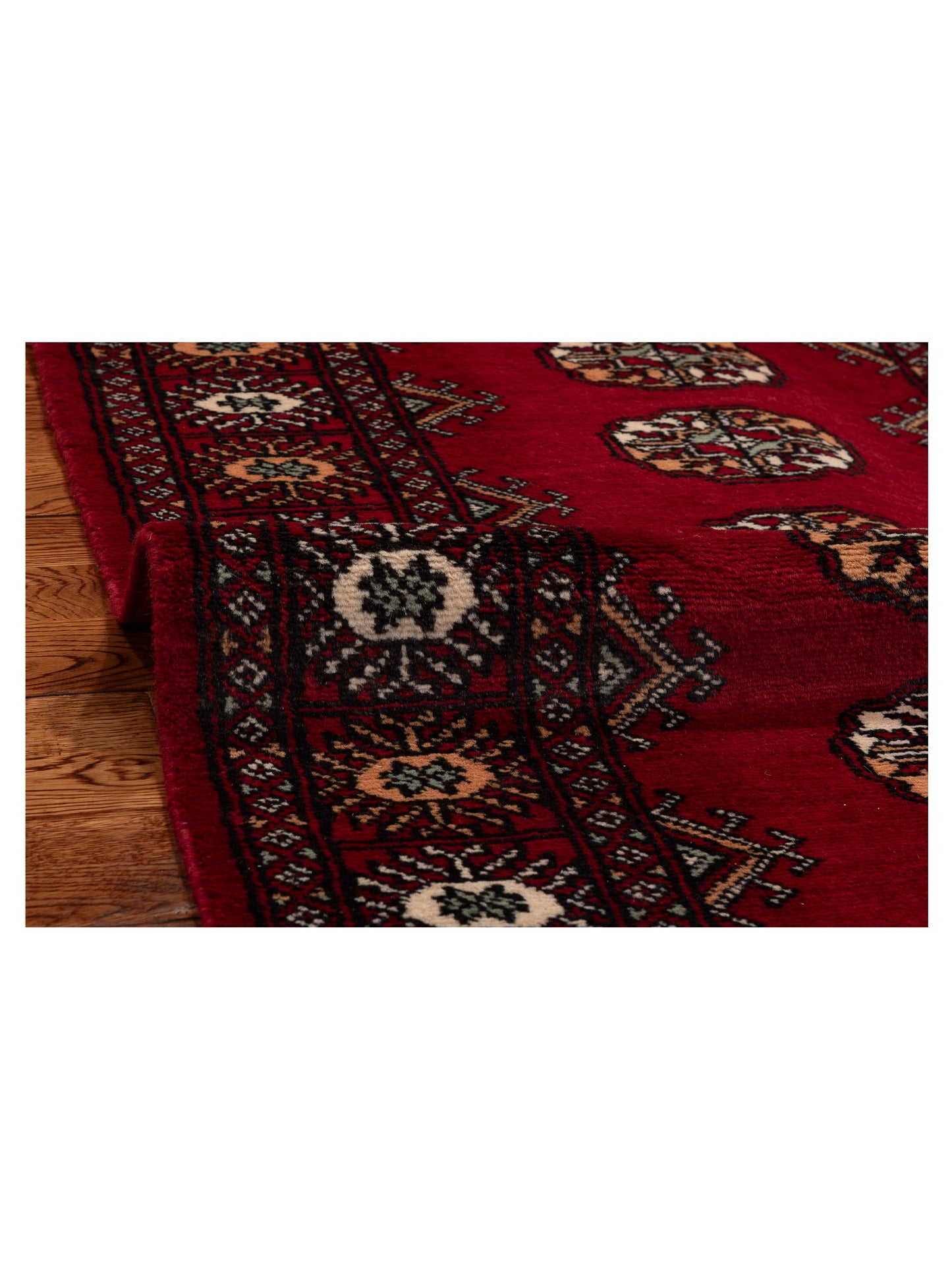 Bokhara 151610 Red Red 2.10x10.4 Hand Knotted Rug