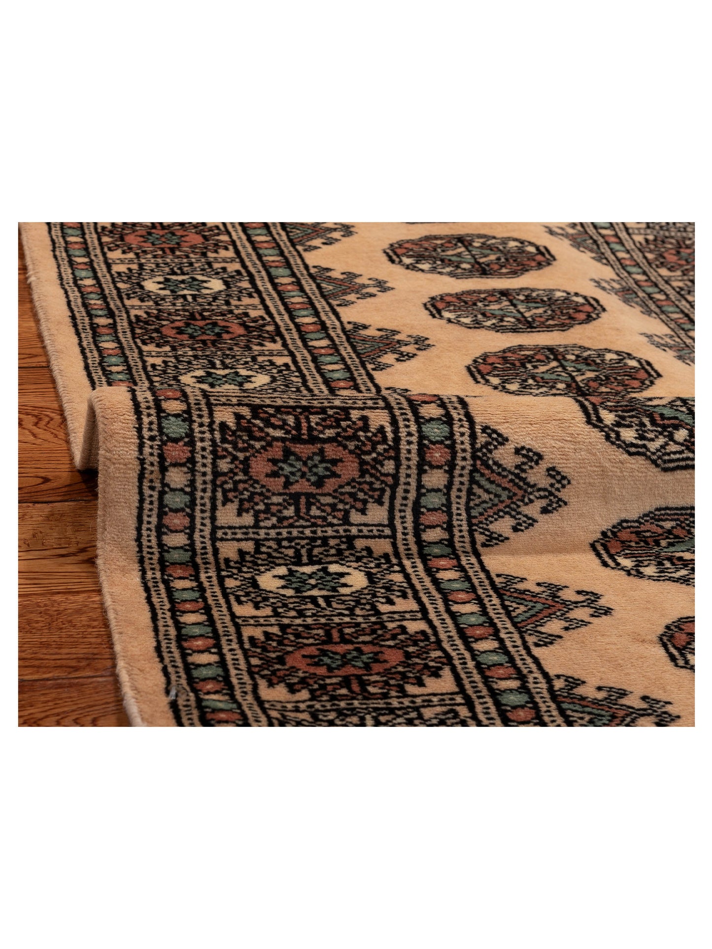 Bokhara 151615 Beige Beige 2.6x10.6 Hand Knotted Rug