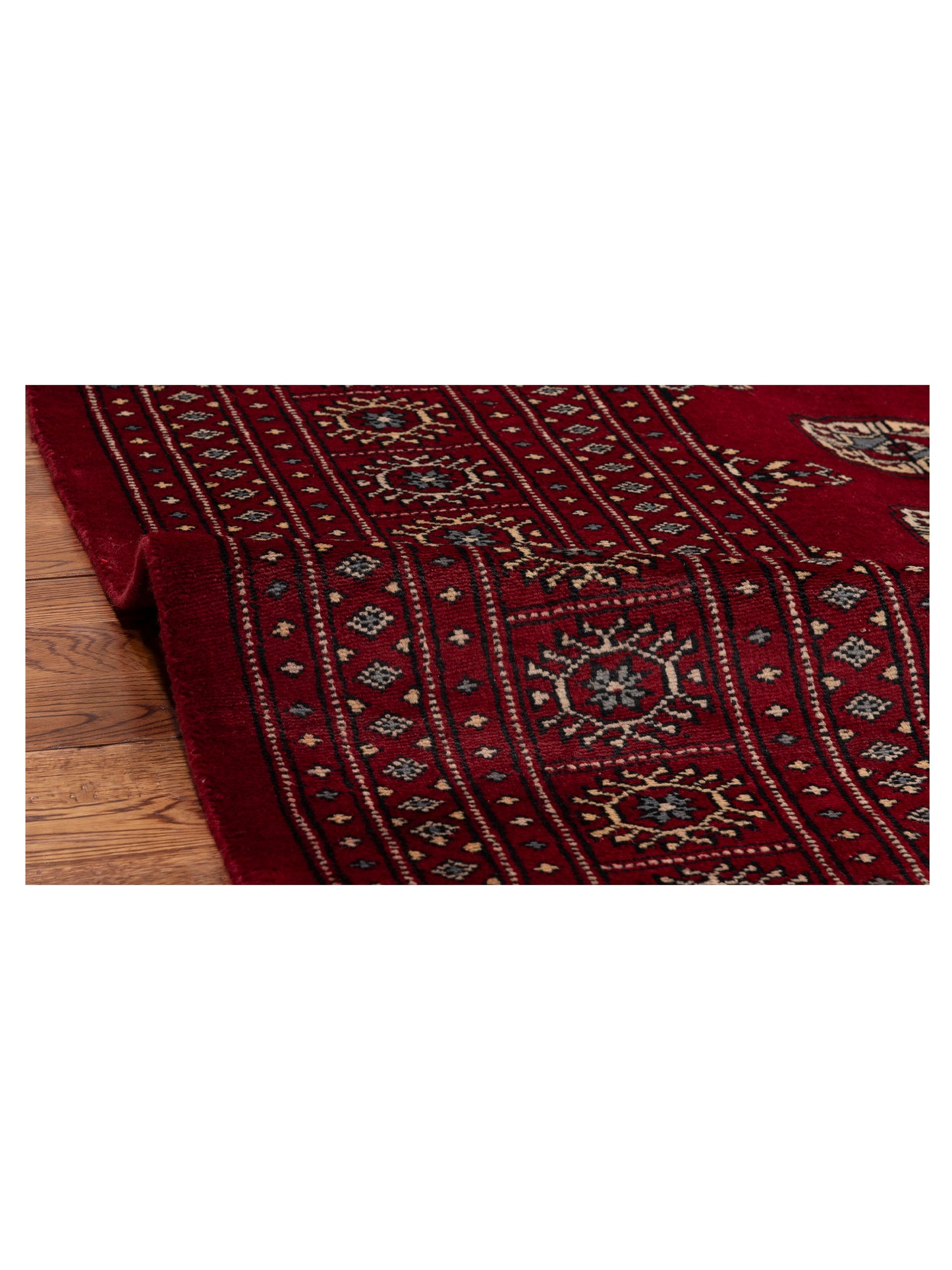 Bokhara 151621 Red Red 8.2x9.8 Hand Knotted Rug