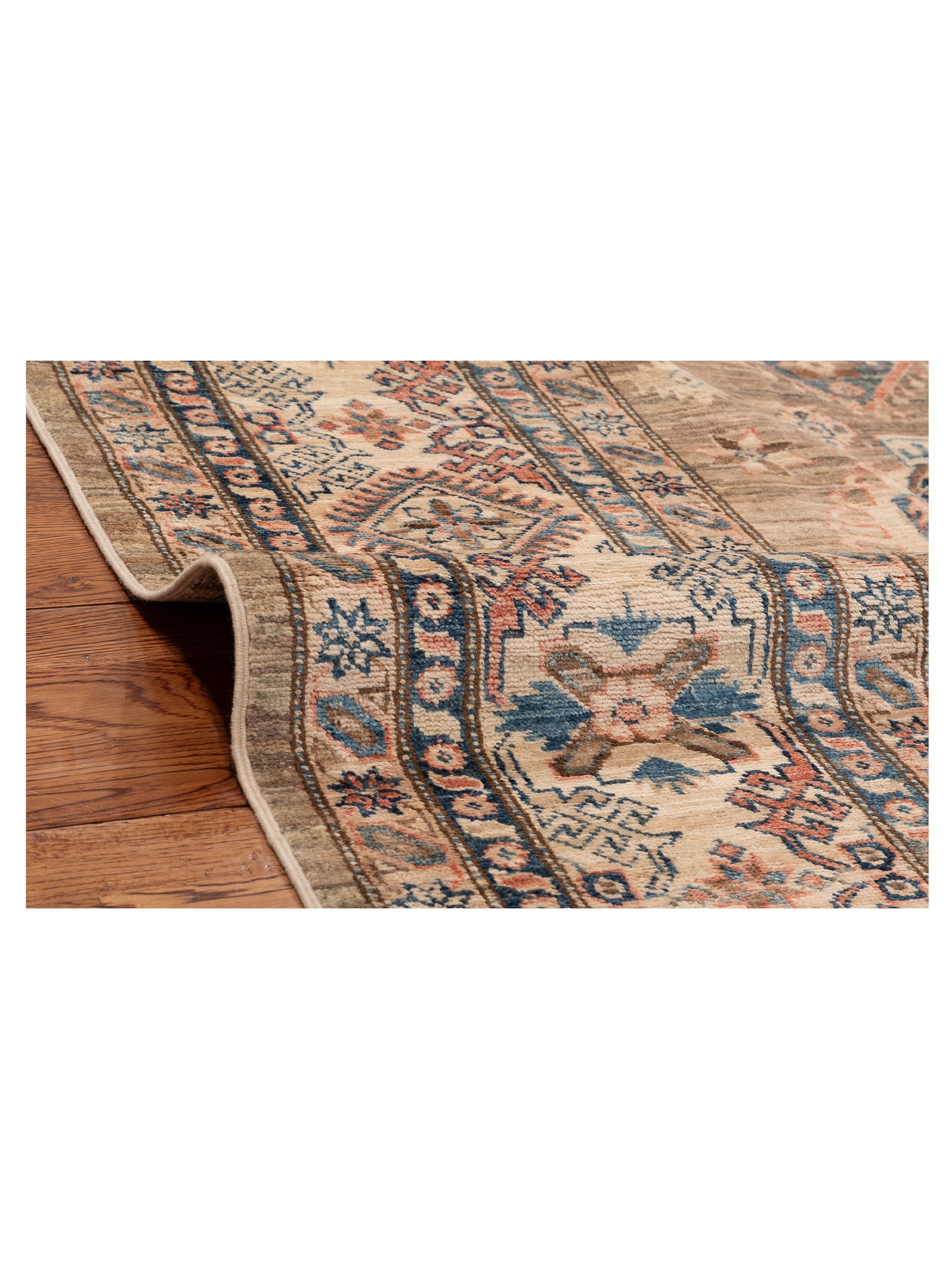 Kars 151696 Light Gray Ivory 8.2x9.11 Hand Knotted Rug