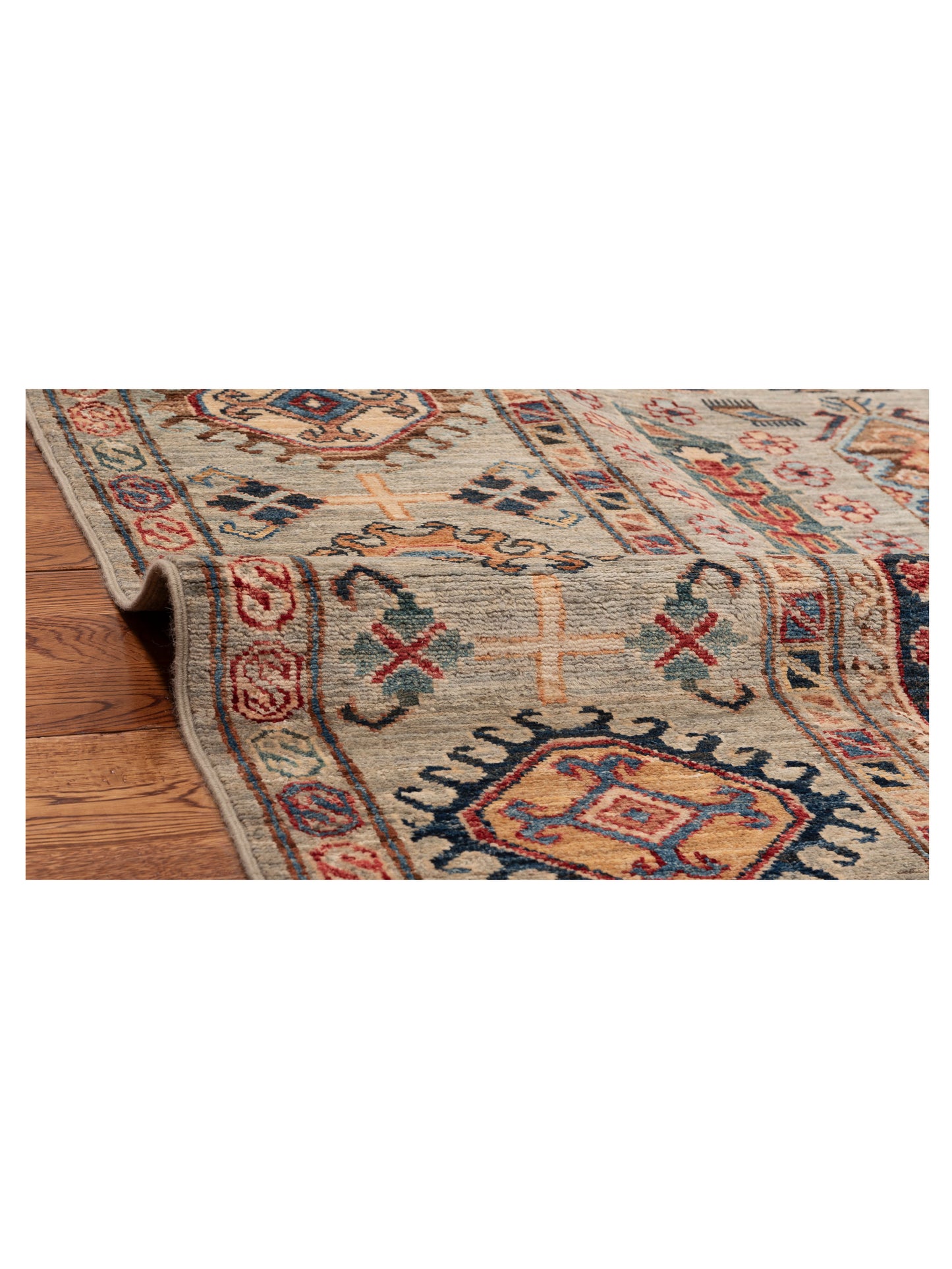 Kars 151698 Gray Gray 8.3x10 Hand Knotted Rug