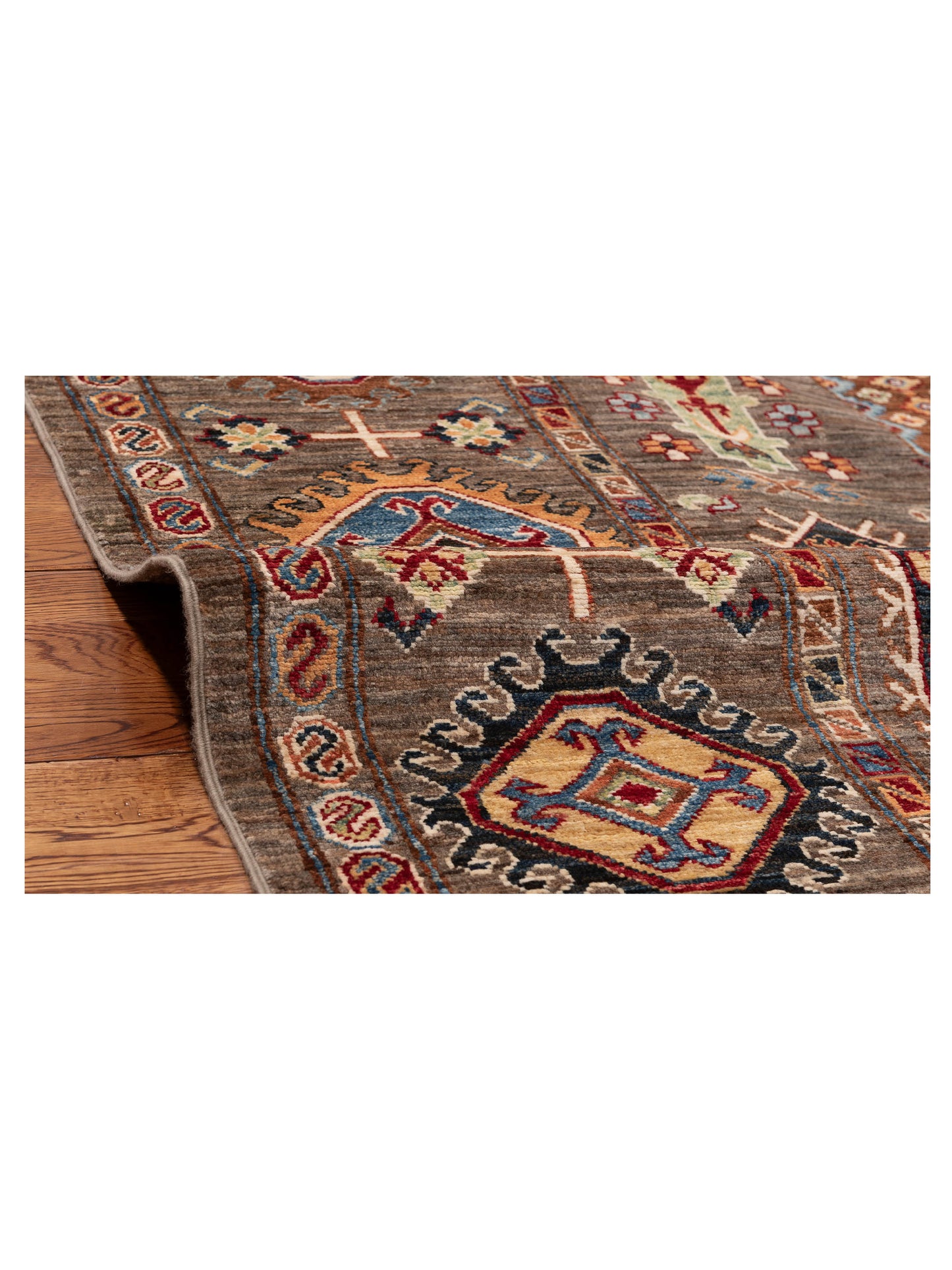 Kars 151709 Brown Brown 8.5x8.10 Hand Knotted Rug