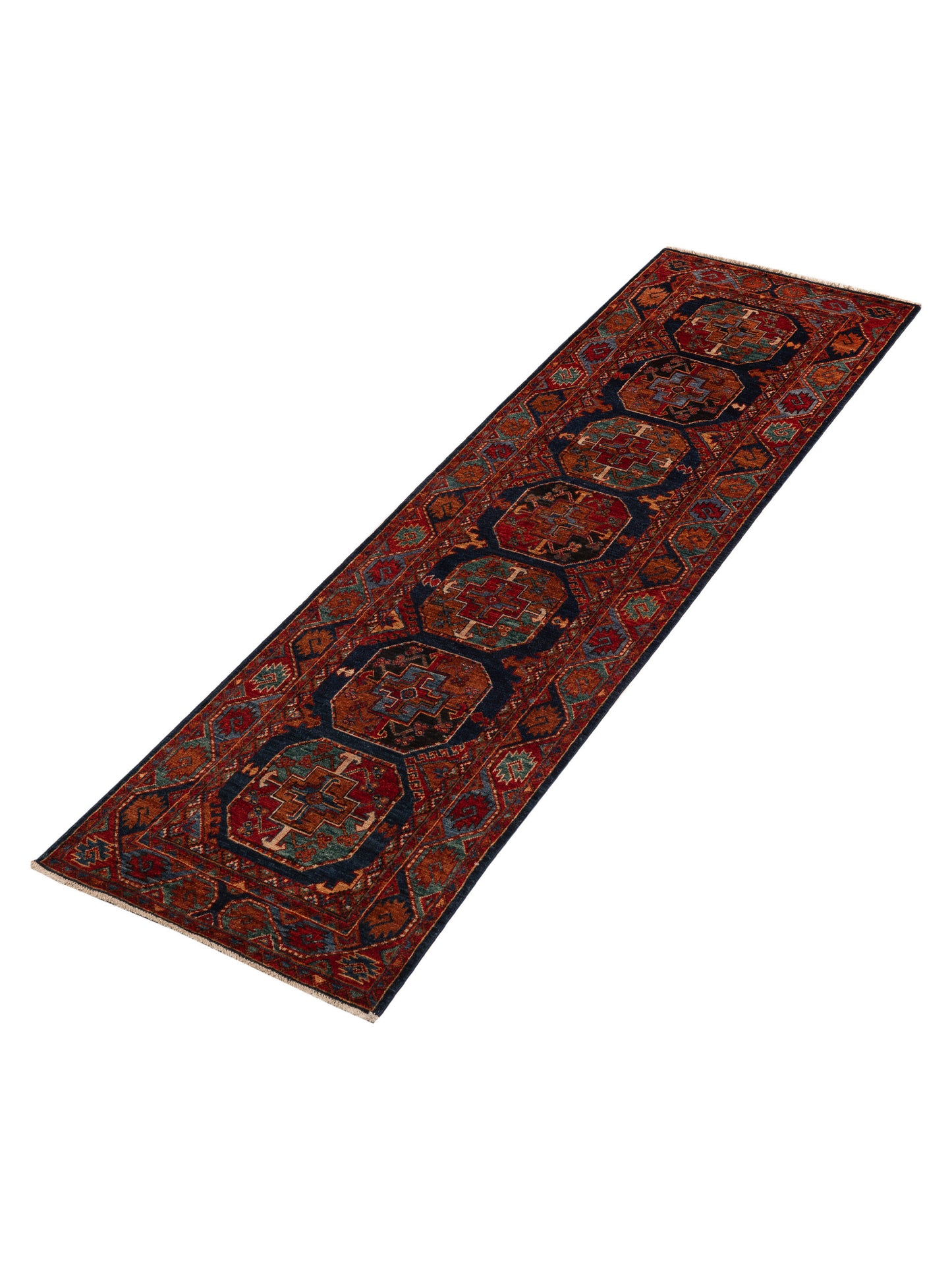Laila 151871 Multi Multi 2.8x9.6 Hand Knotted Rug
