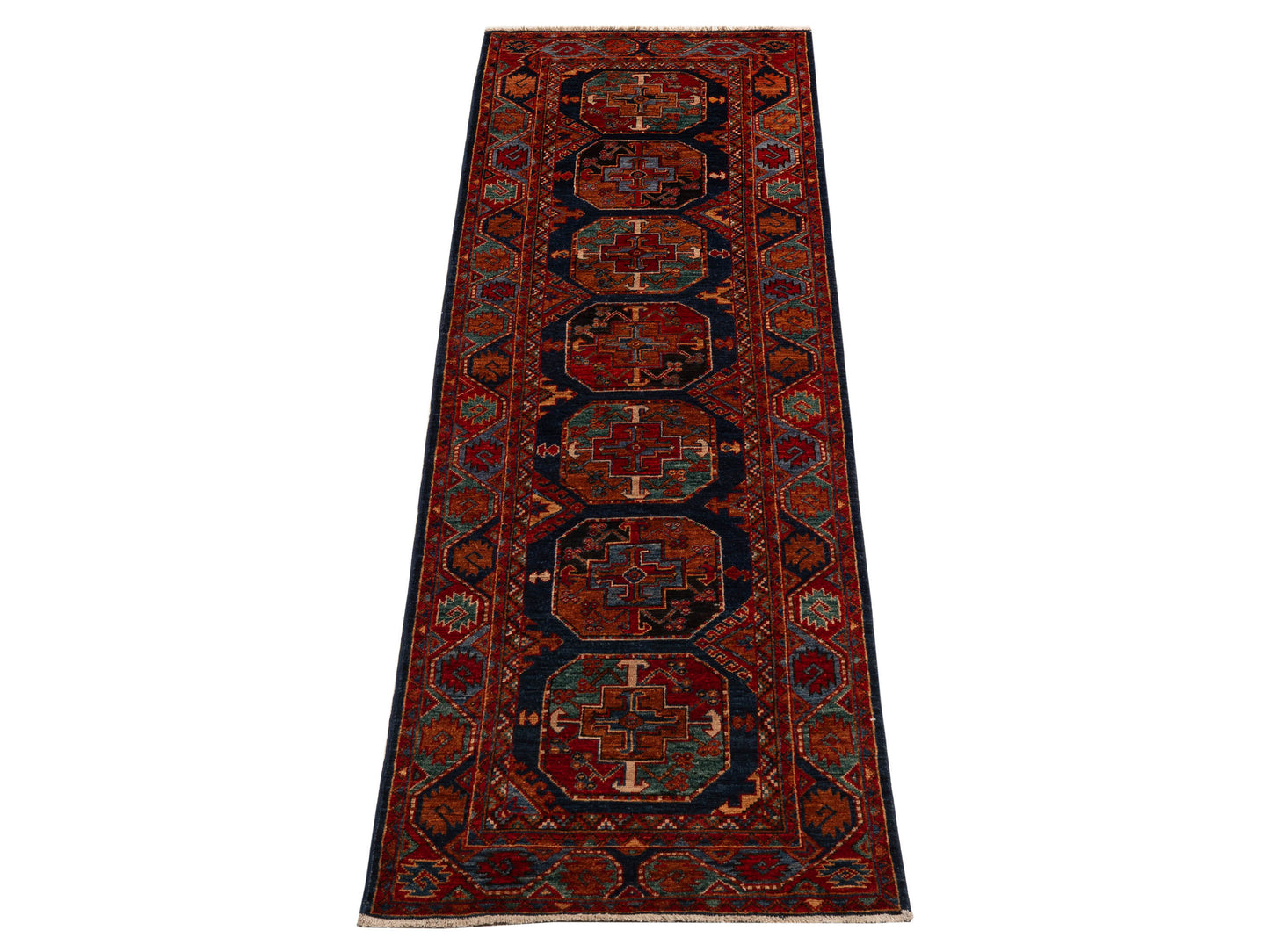 Laila 151871 Multi Multi 2.8x9.6 Hand Knotted Rug