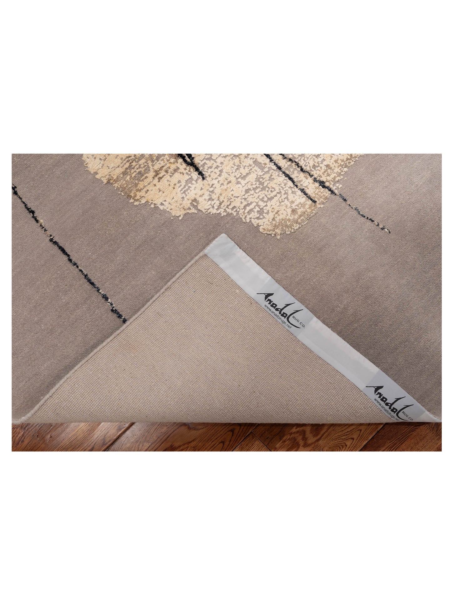 Dazzling 151877 Beige Gold 7.10x10 Hand Knotted Rug