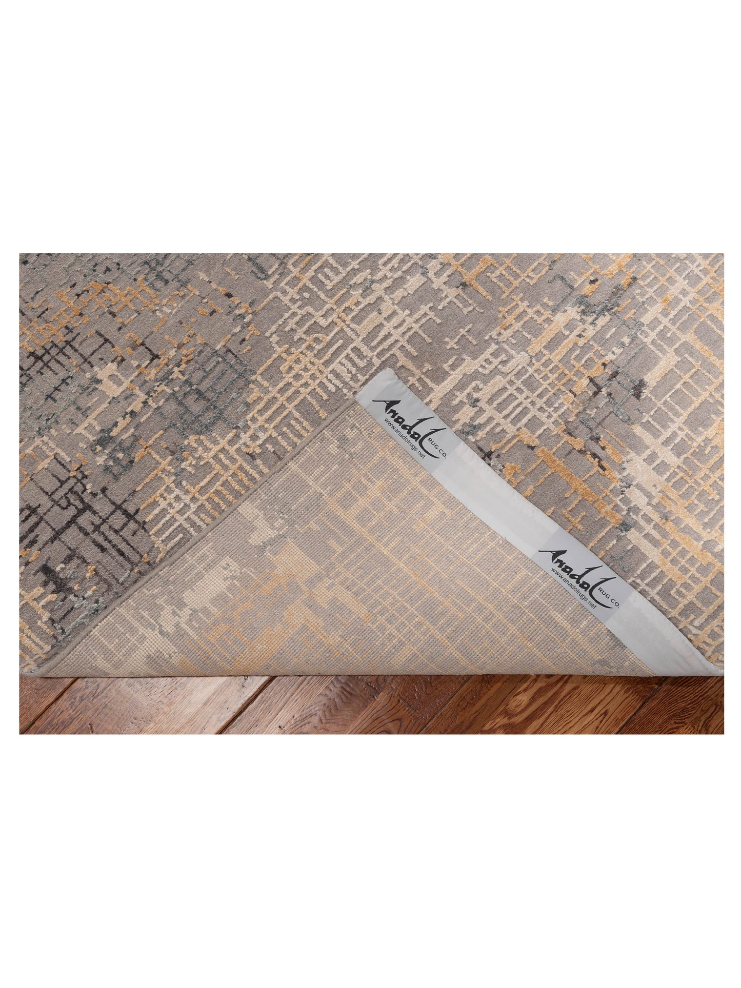 Dazzling 151881 Gray Gold 9.1x12.2 Hand Knotted Rug