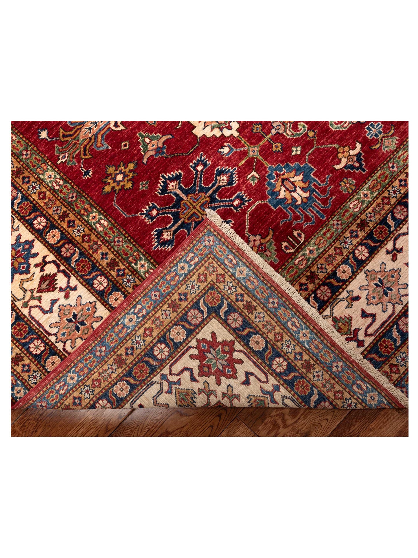 Kars 151918 Red Ivory 8x10 Hand Knotted Rug