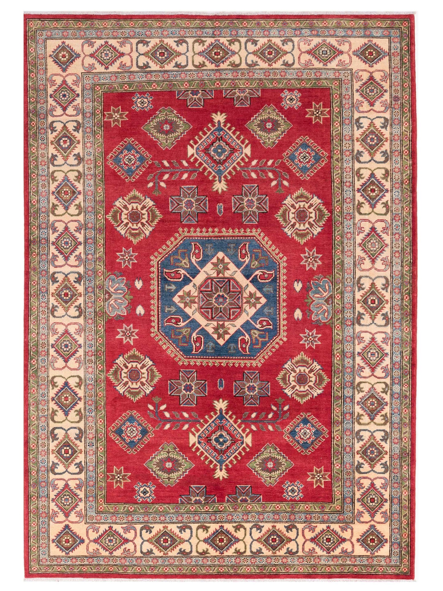 Nomad Kazak Red Ivory Tribal