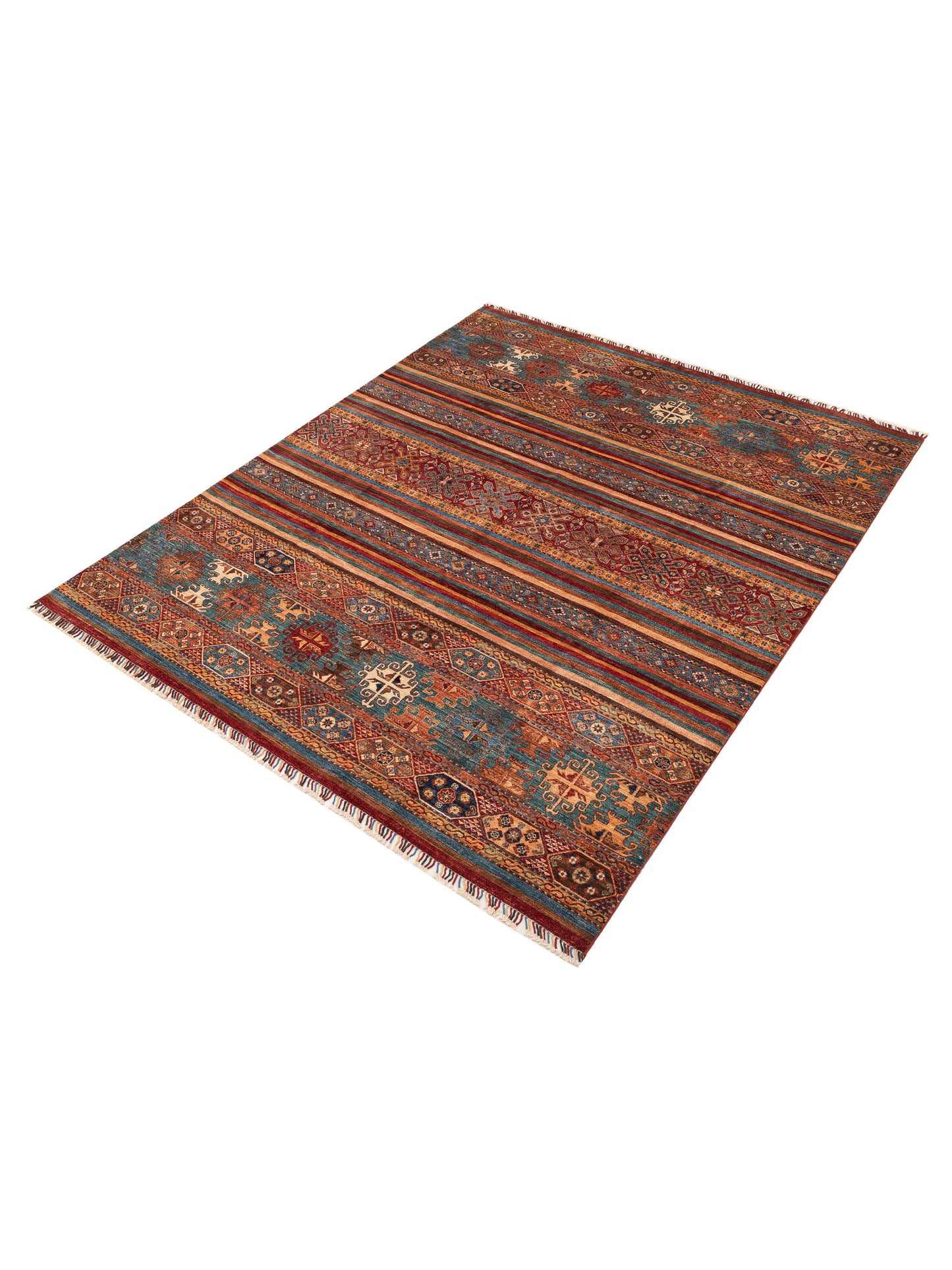 Horosan 151952 Multi Multi 8.4x9.11 Hand Knotted Rug