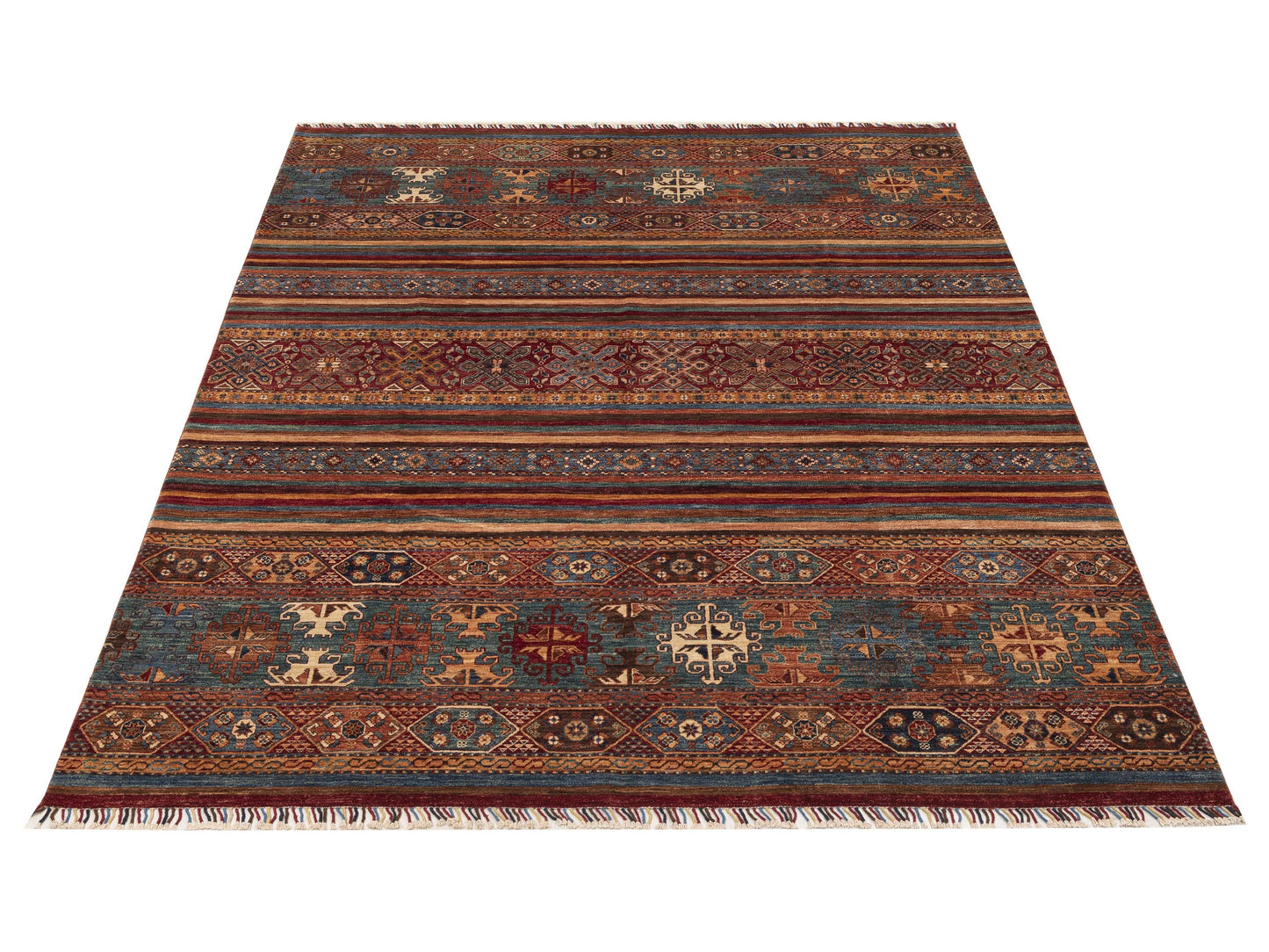 Horosan 151952 Multi Multi 8.4x9.11 Hand Knotted Rug