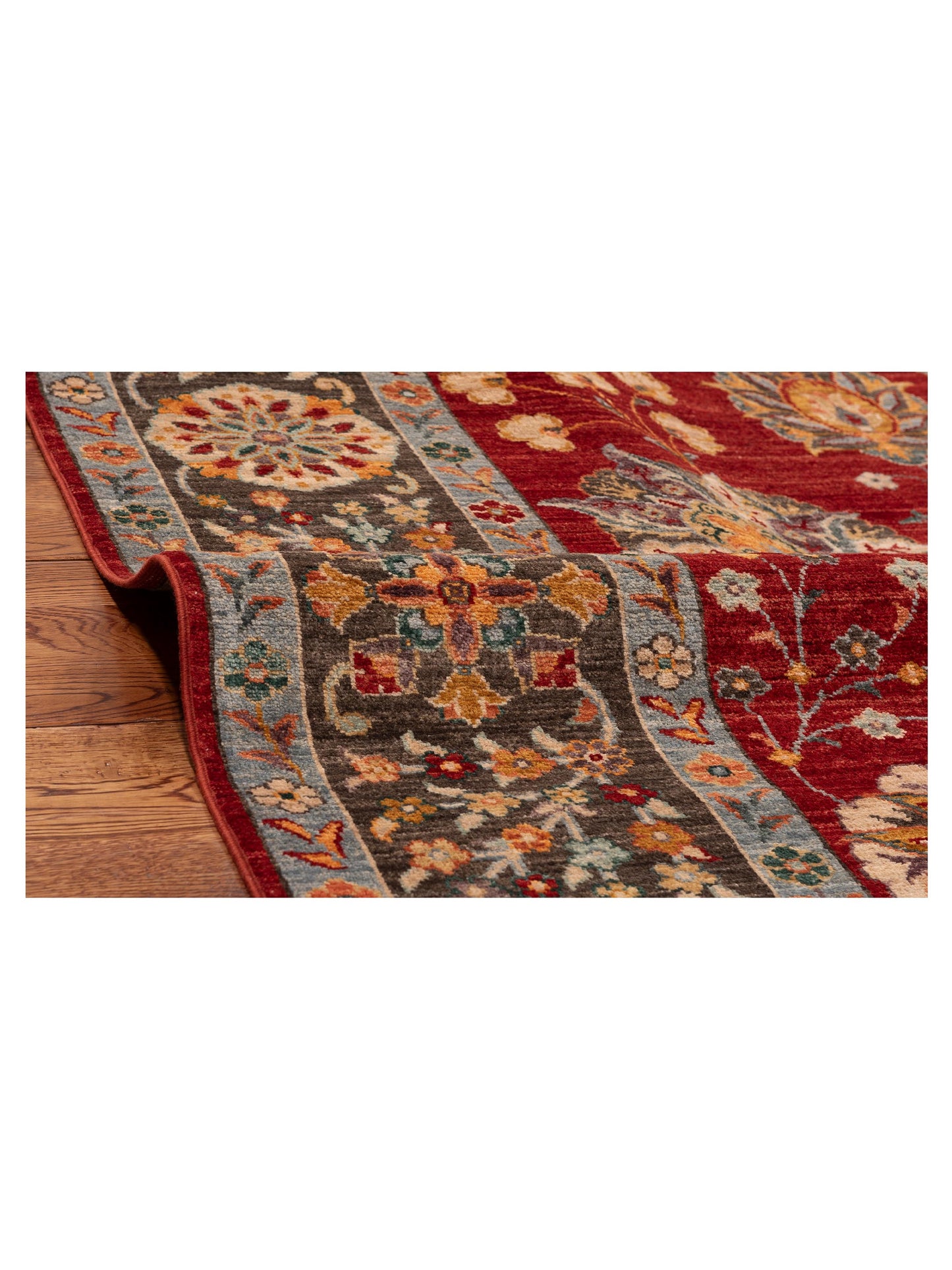 Elvan Hatmi Red Brown 8x9.10 Hand Knotted Rug