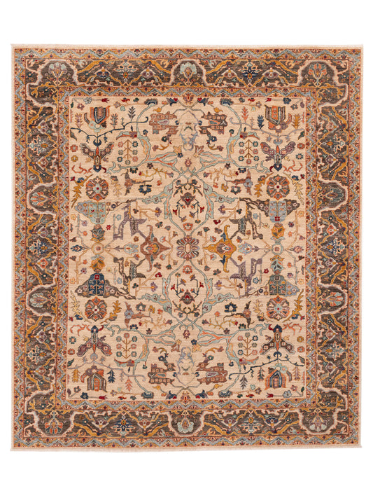 Pasha Elvan  Ivory Brown Traditional
