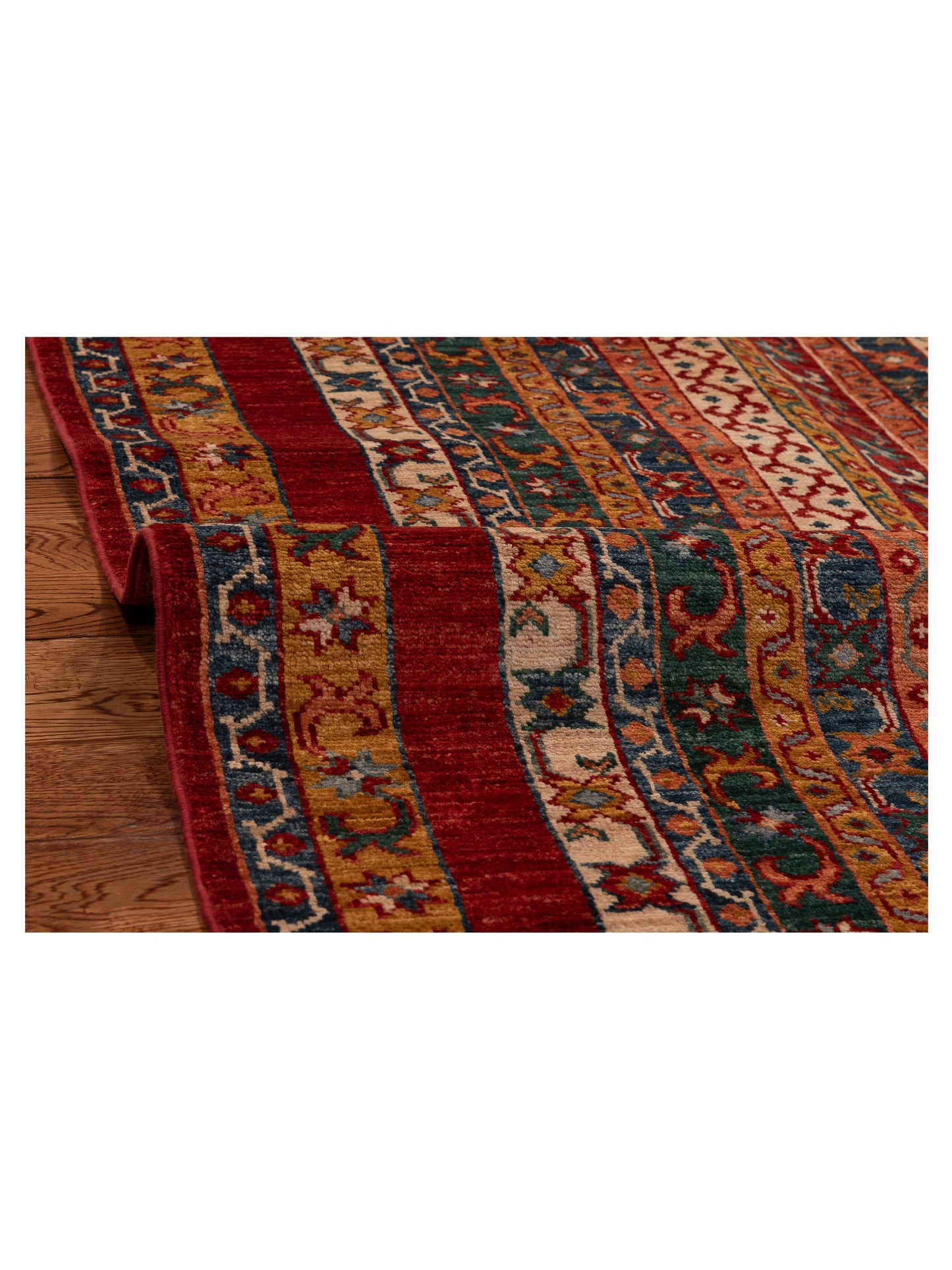 Shawl 151987 Multi Multi 4x5.7 Hand Knotted Rug