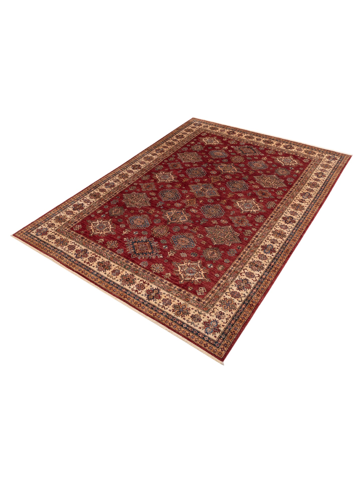 Kars 152003 Red Ivory 8.10x12 Hand Knotted Rug