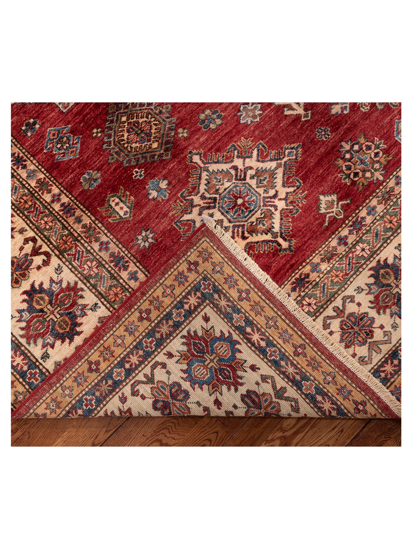 Kars 152003 Red Ivory 8.10x12 Hand Knotted Rug