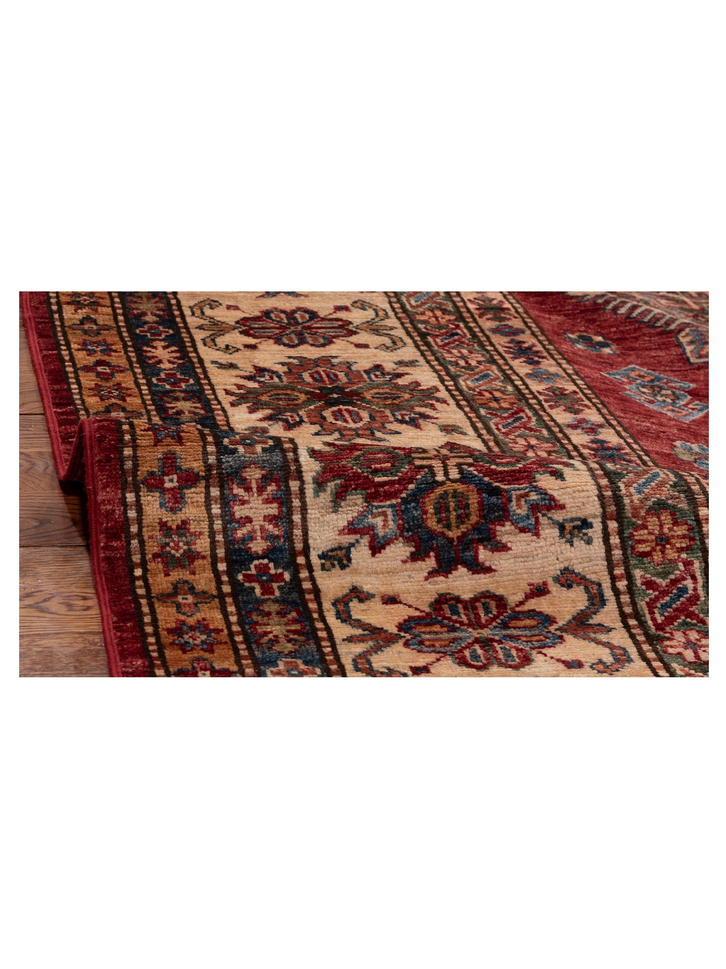 Kars 152003 Red Ivory 8.10x12 Hand Knotted Rug