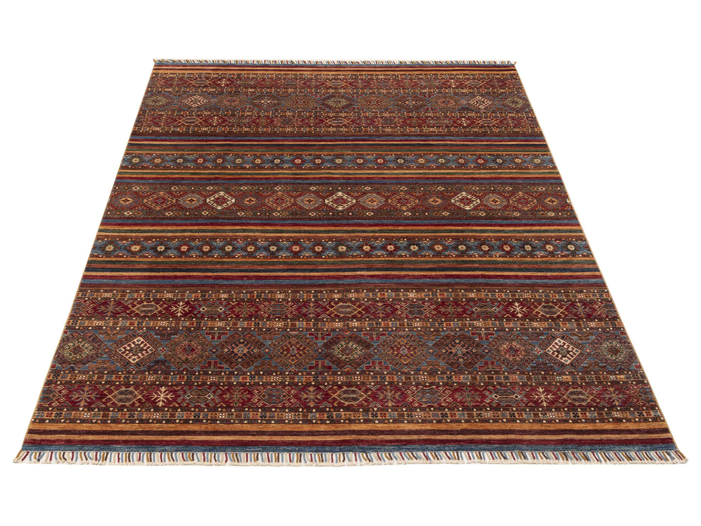 Horosan 152005 Multi Multi 7.11x9.11 Hand Knotted Rug