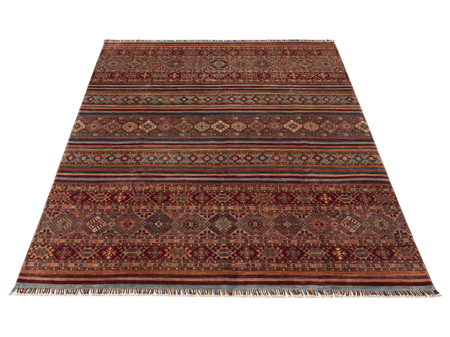 Horosan 152007 Multi Multi 8.1x10 Hand Knotted Rug