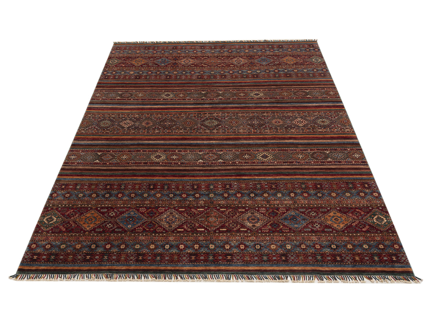 Horosan 152014 Multi Multi 8.11x11.11 Hand Knotted Rug