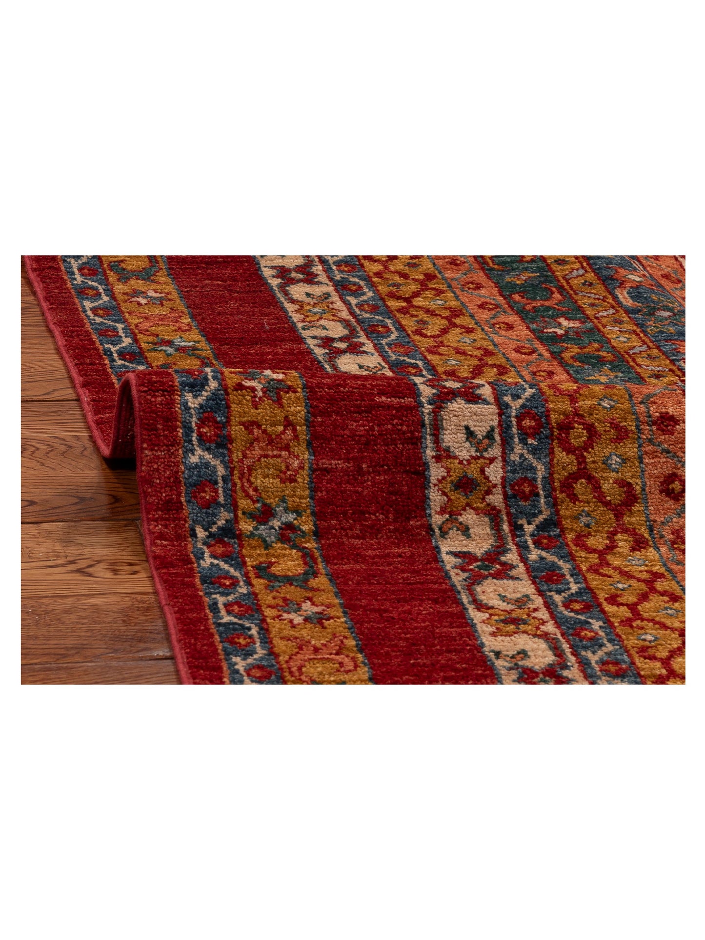Shawl 152030 Multi Multi 4.11x6.5 Hand Knotted Rug