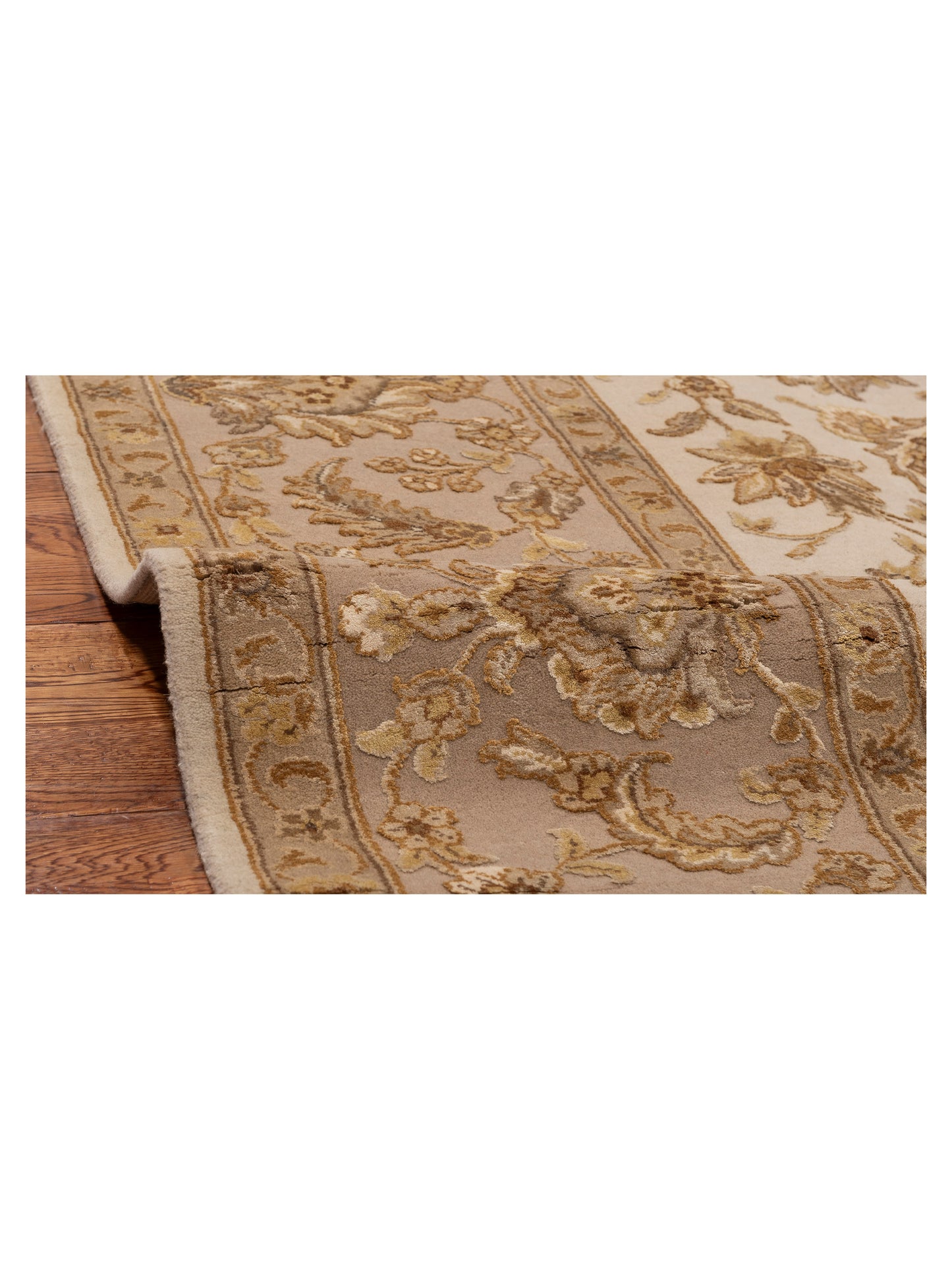 Imperial Silk 152107 Cream Beige 8.1x10.2 Hand Knotted Rug