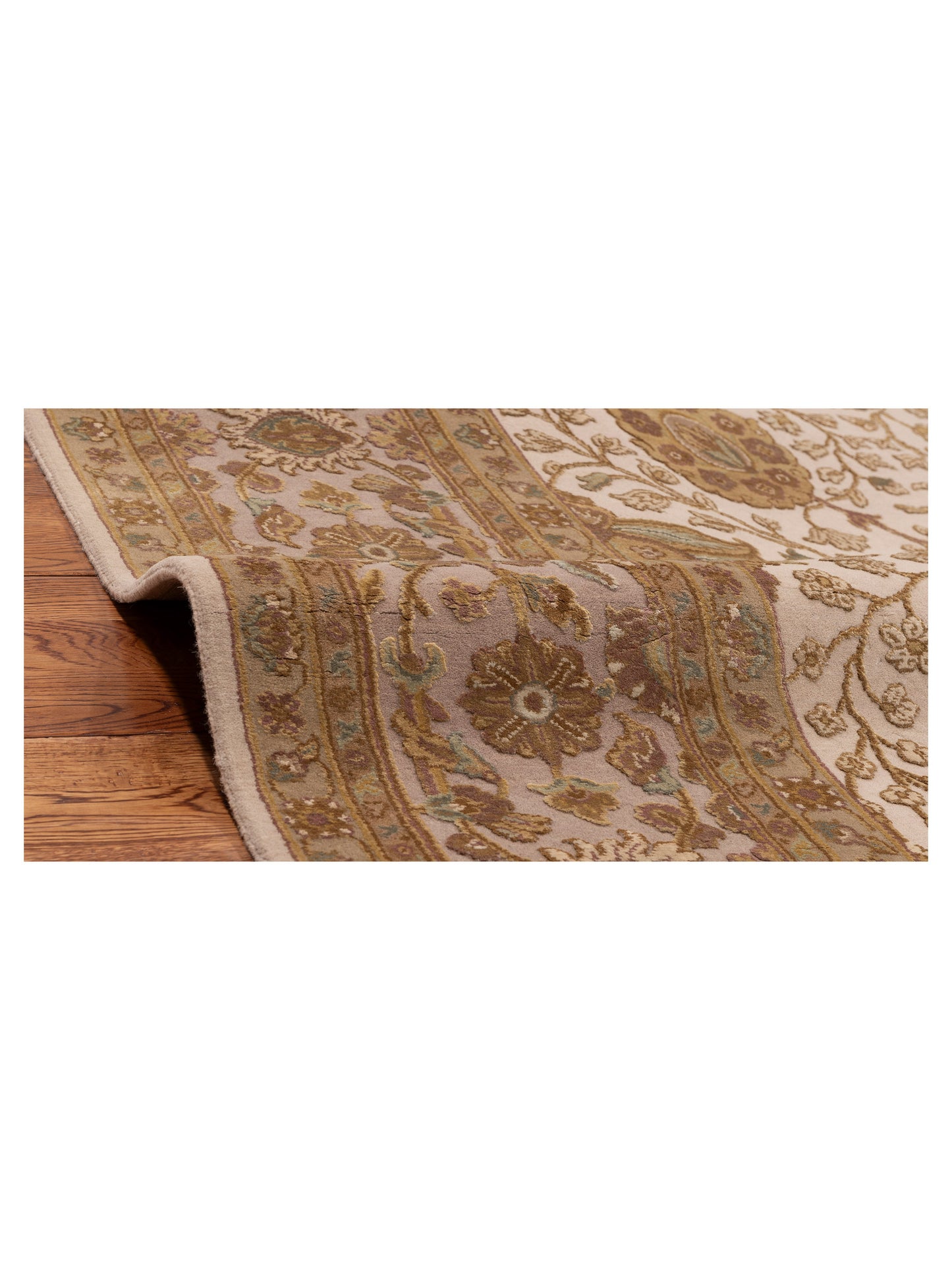 Imperial Silk 152113 Ivory Beige 8.2x10.4 Hand Knotted Rug