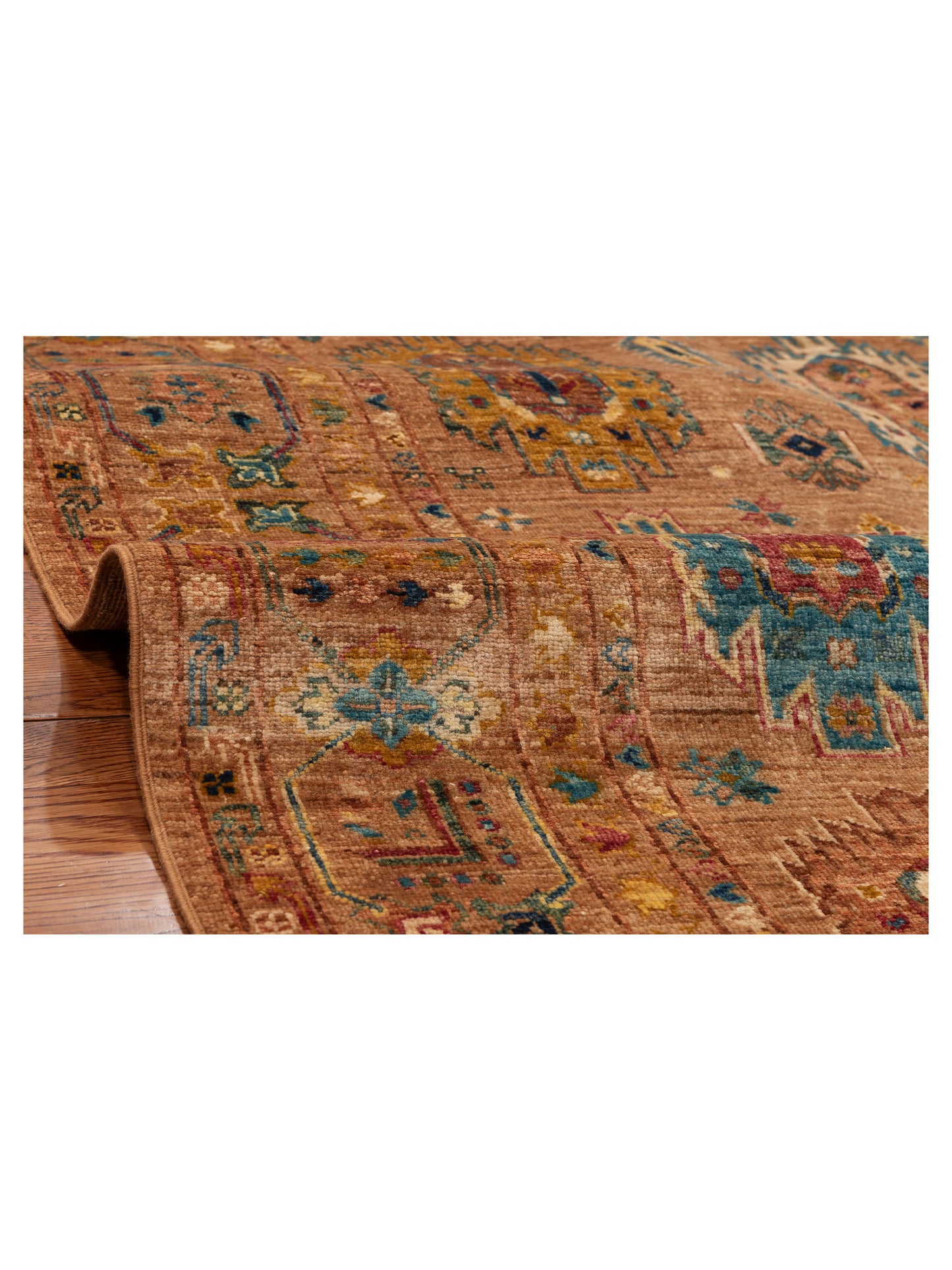 Super Kars 152177 Brown Brown 4.11x6.9 Hand Knotted Rug
