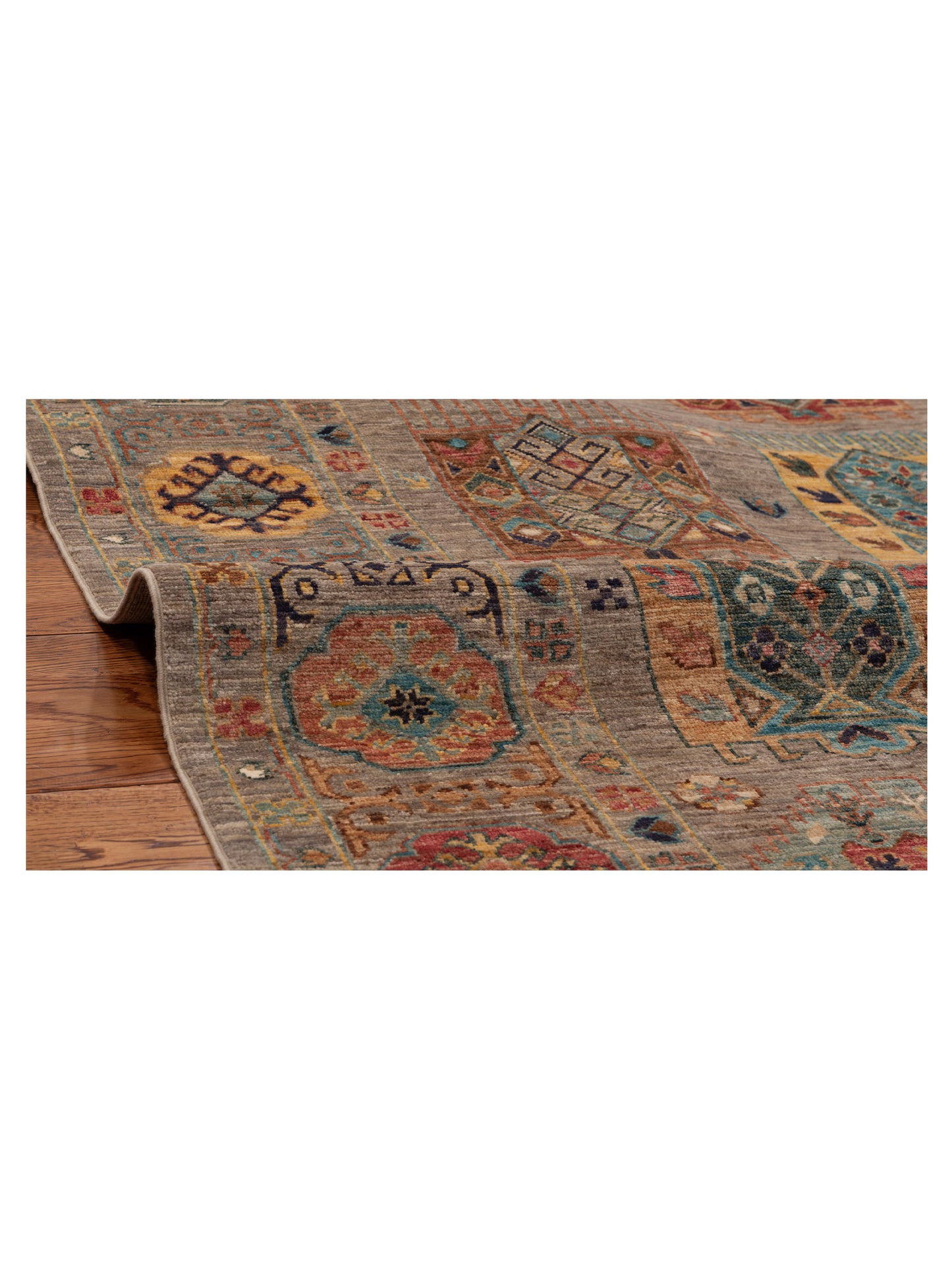 Super Kars 152243 Gray Gray 5.7x7.9 Hand Knotted Rug