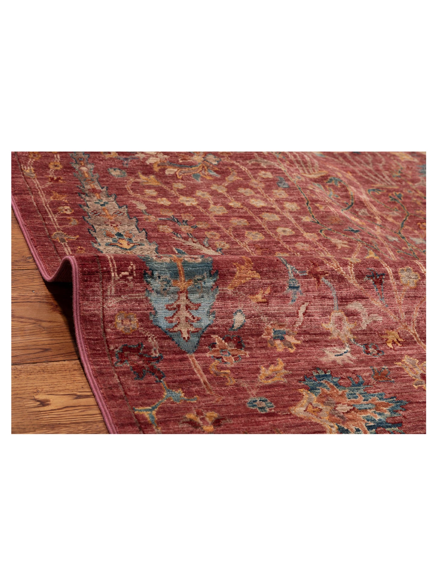 Super Mamluk 152277 Pink Pink 8.4x10 Hand Knotted Rug