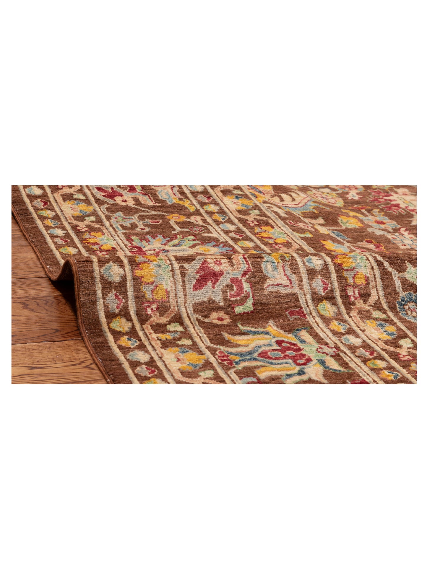 Sultan 152304 Brown Brown 8.2x11.3 Hand Knotted Rug