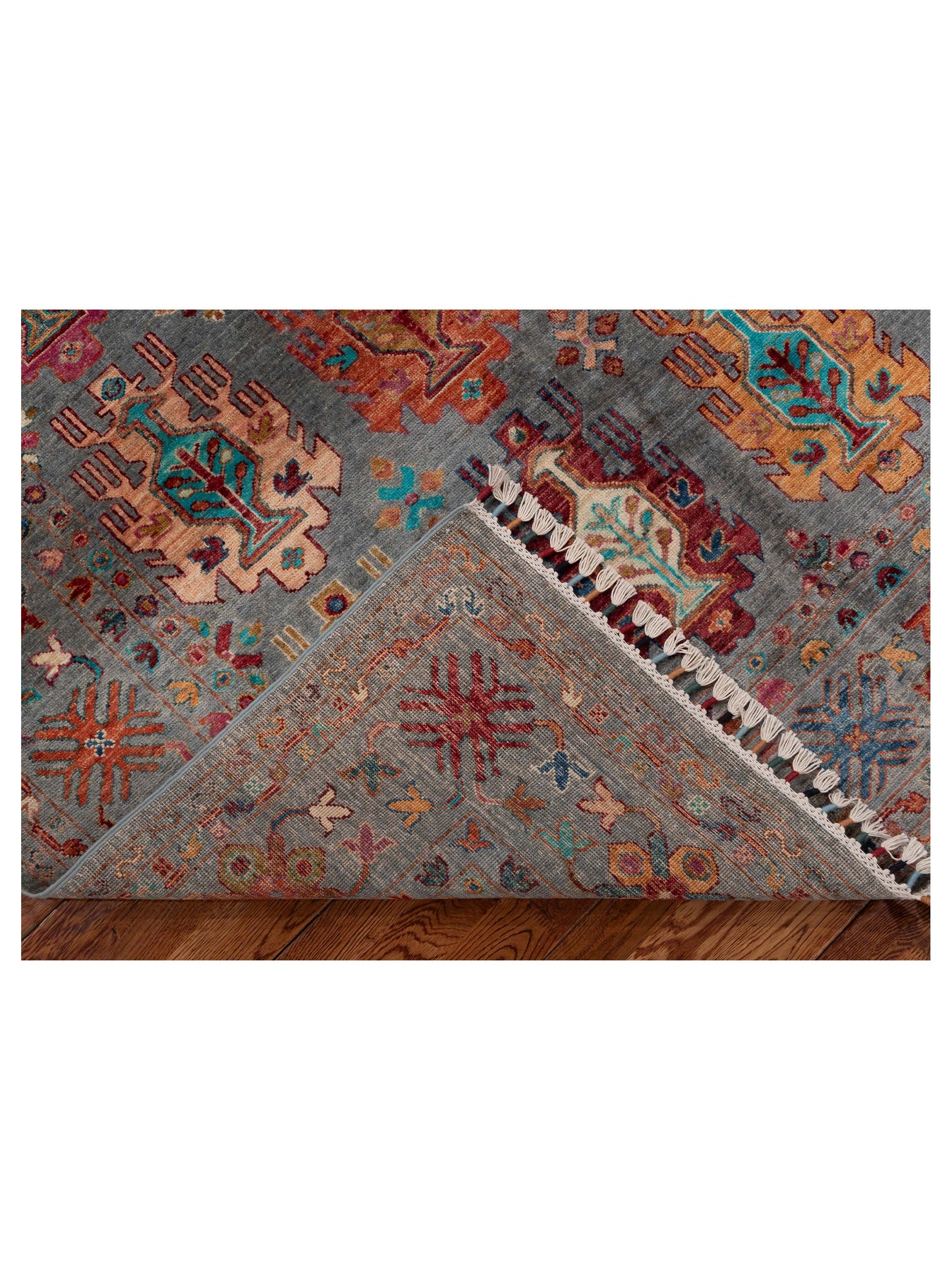 Sultan 152317 Gray 5.8x7.11 Hand Knotted Rug