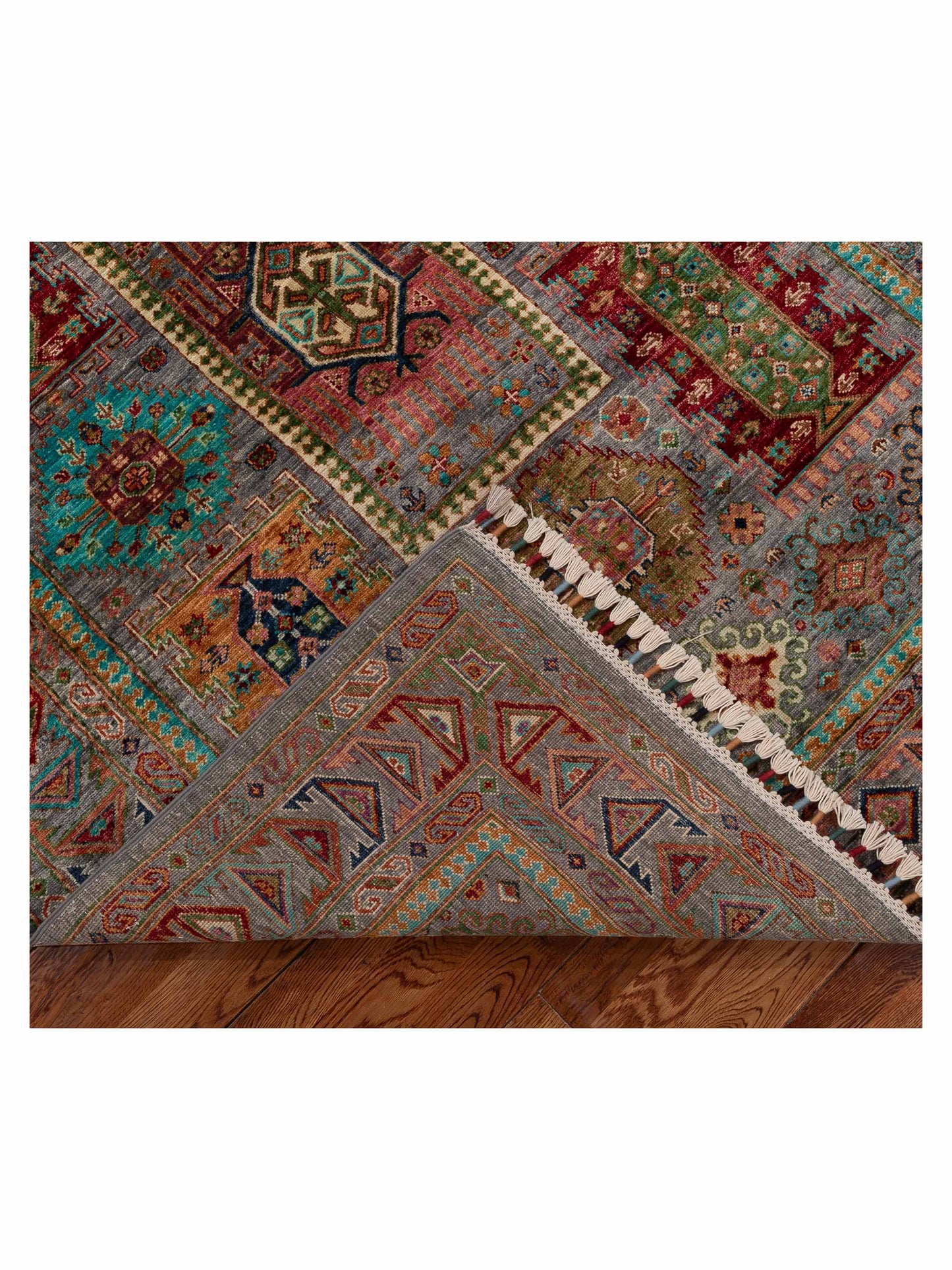 Sultan 152335 Gray Gray 4.10x6.7 Hand Knotted Rug